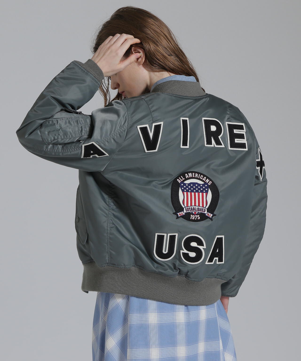 《WOMAN/50th Anniversary》MA-1 SIGNATURE BIG LOGO/MA-1 シグネチャービッグロゴ