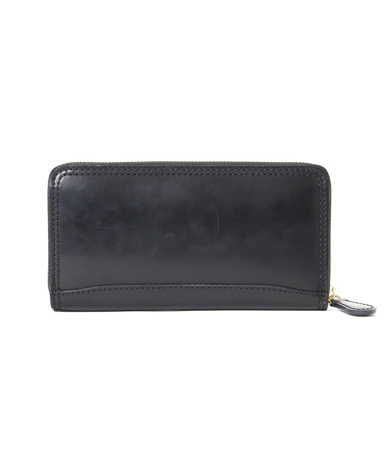 《AVIREX / HORWEEN》SHELL CORDOVAN ROUND ZIPPER LONG WALLET /