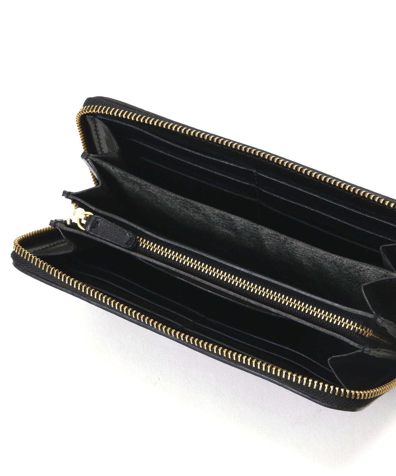 《AVIREX / HORWEEN》SHELL CORDOVAN ROUND ZIPPER LONG WALLET /