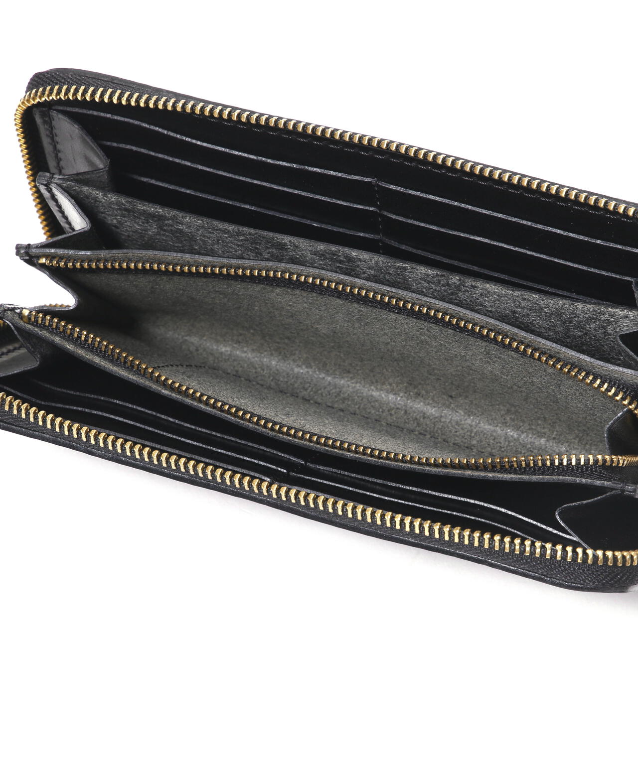 《AVIREX / HORWEEN》SHELL CORDOVAN ROUND ZIPPER LONG WALLET /