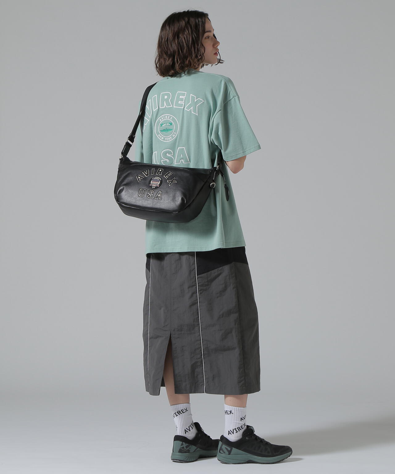 VARSITY LEATHER HOBO BAG / AVX5650