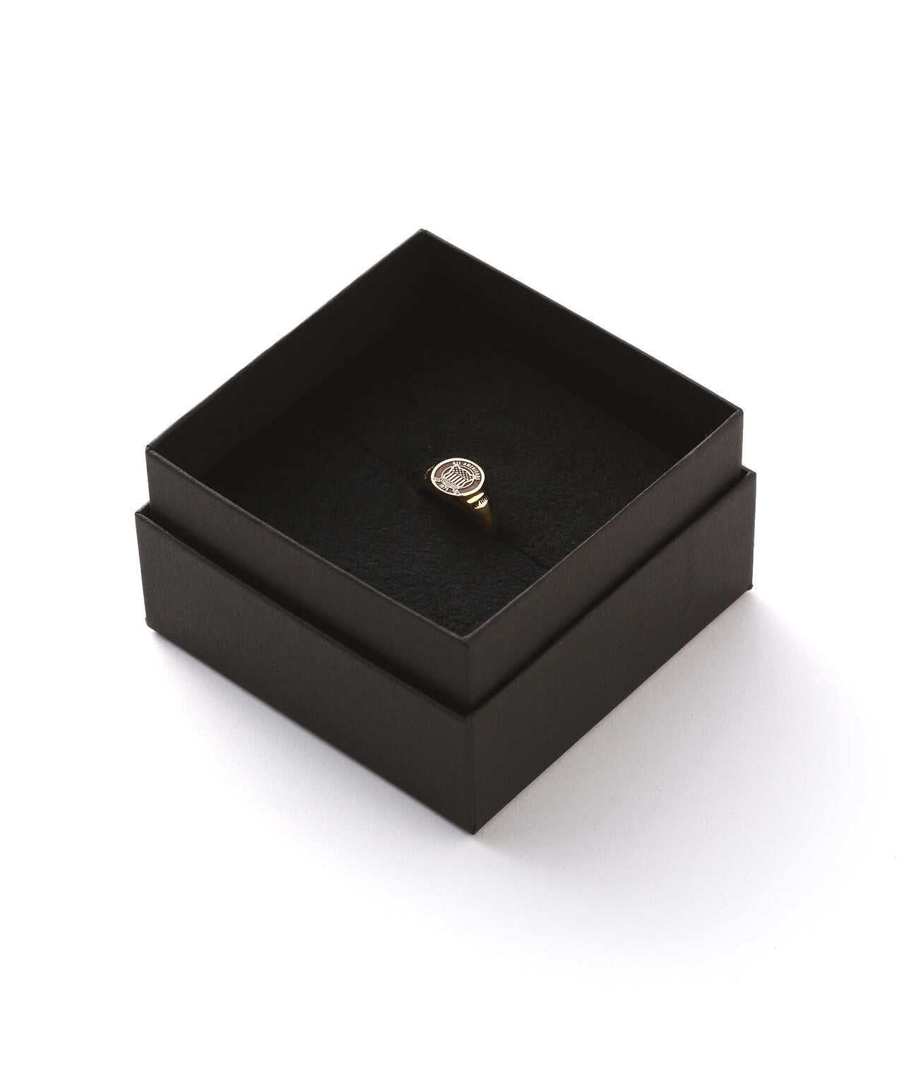 《AVIREXby J.H.M CO.，LTD. 》"VARSITY" SIGNATURE RING GOLD PLATED /