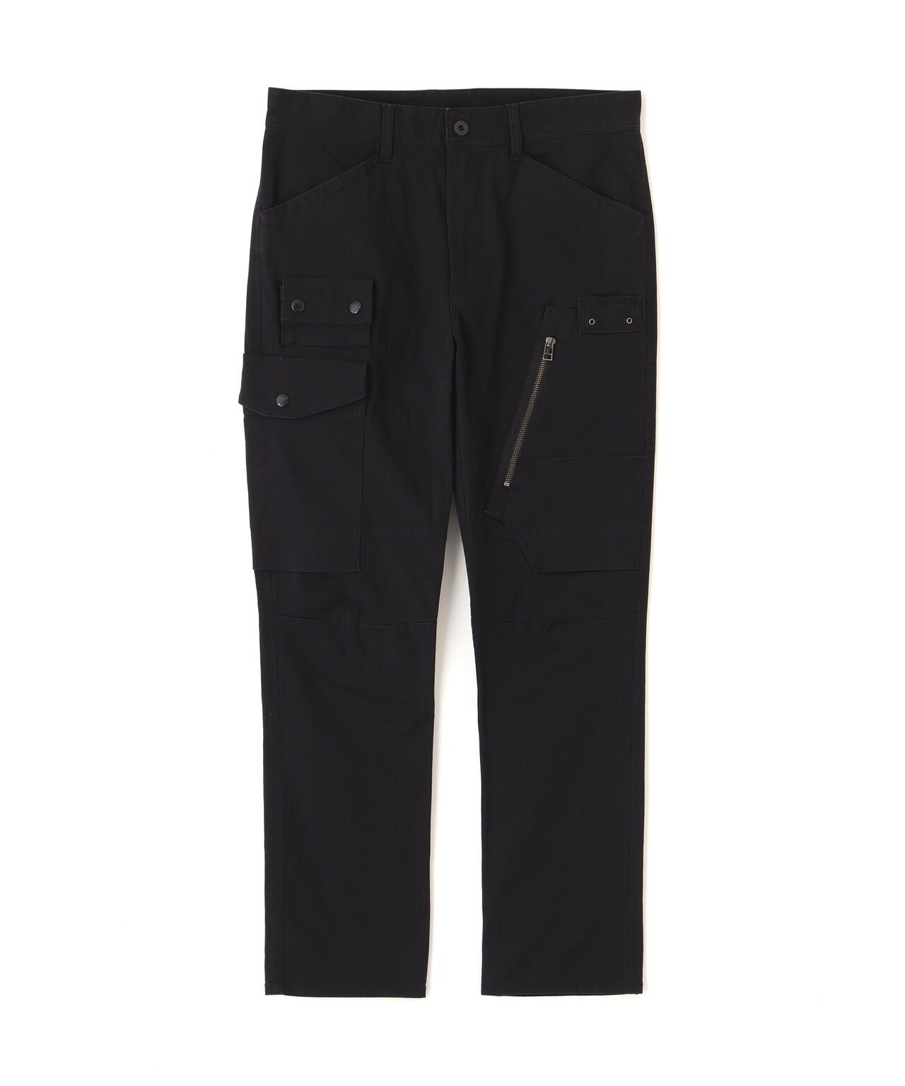 STRETCH HERRINGBONE CARGO PANTS