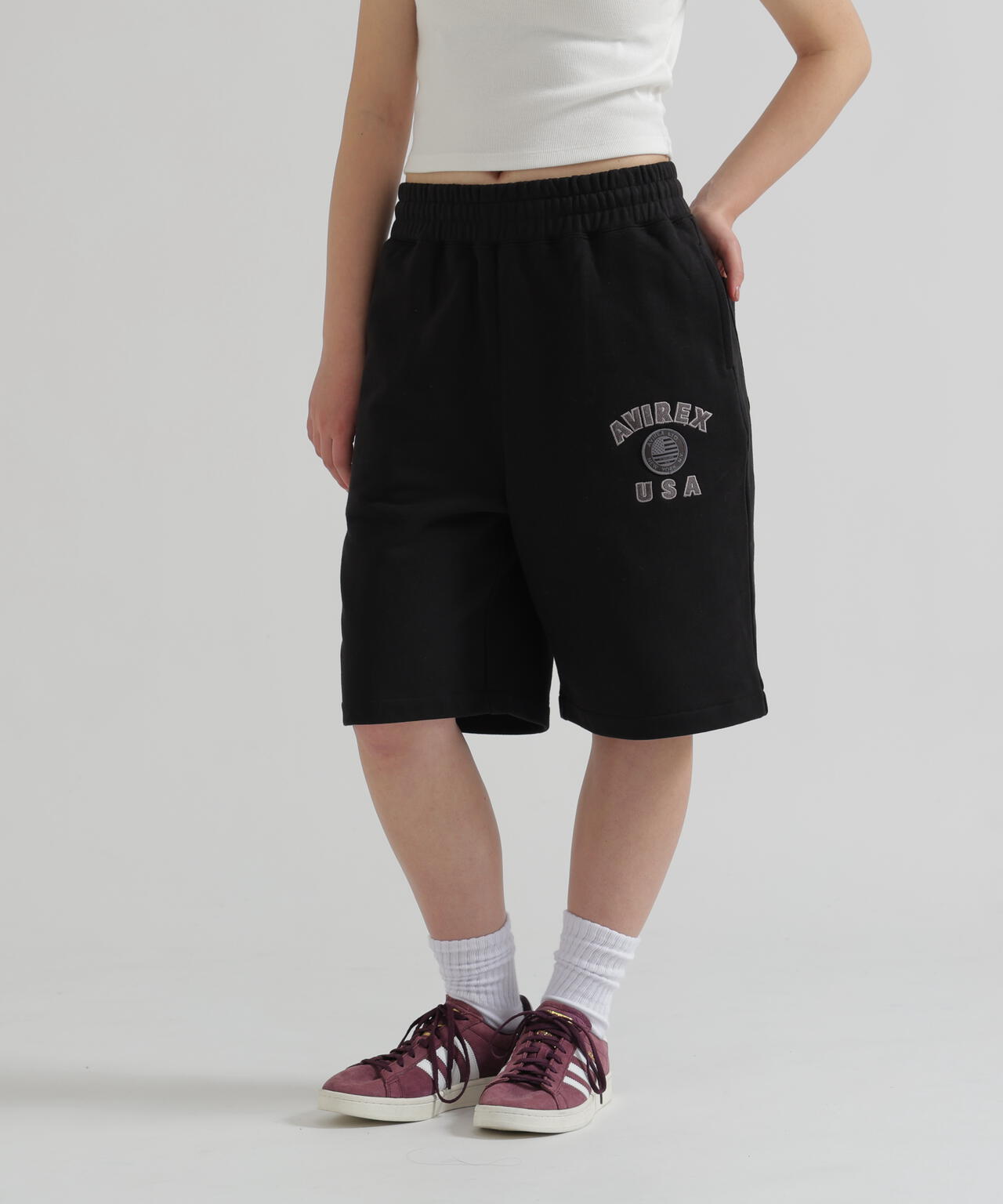 《WOMAN/直営店限定》VARSITY FLAG HARF PANTS