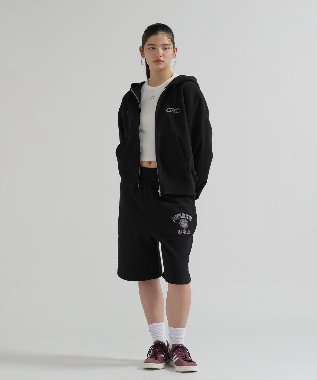 《WOMAN/直営店限定》VARSITY FLAG HARF PANTS