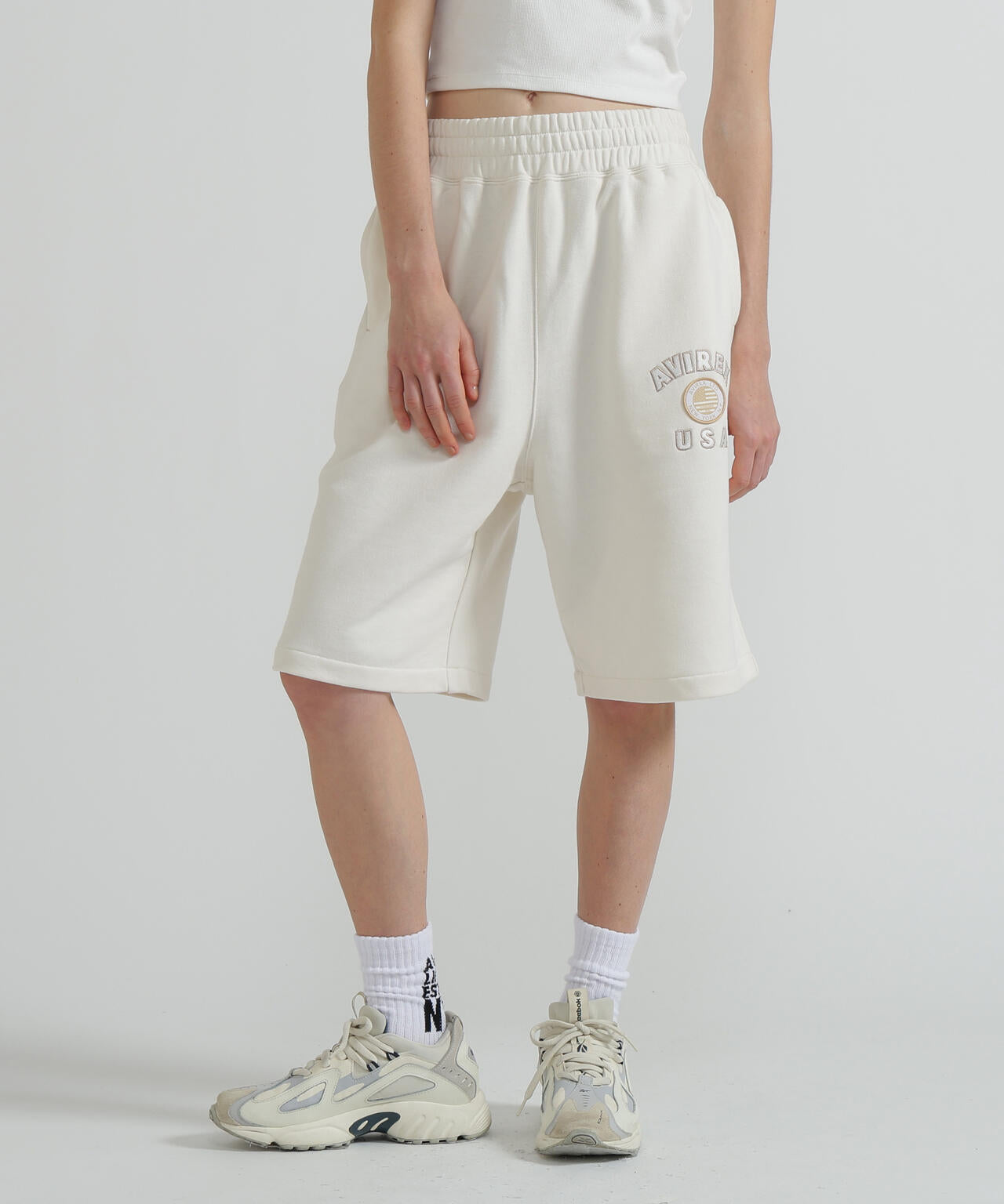 《WOMAN/直営店限定》VARSITY FLAG HARF PANTS