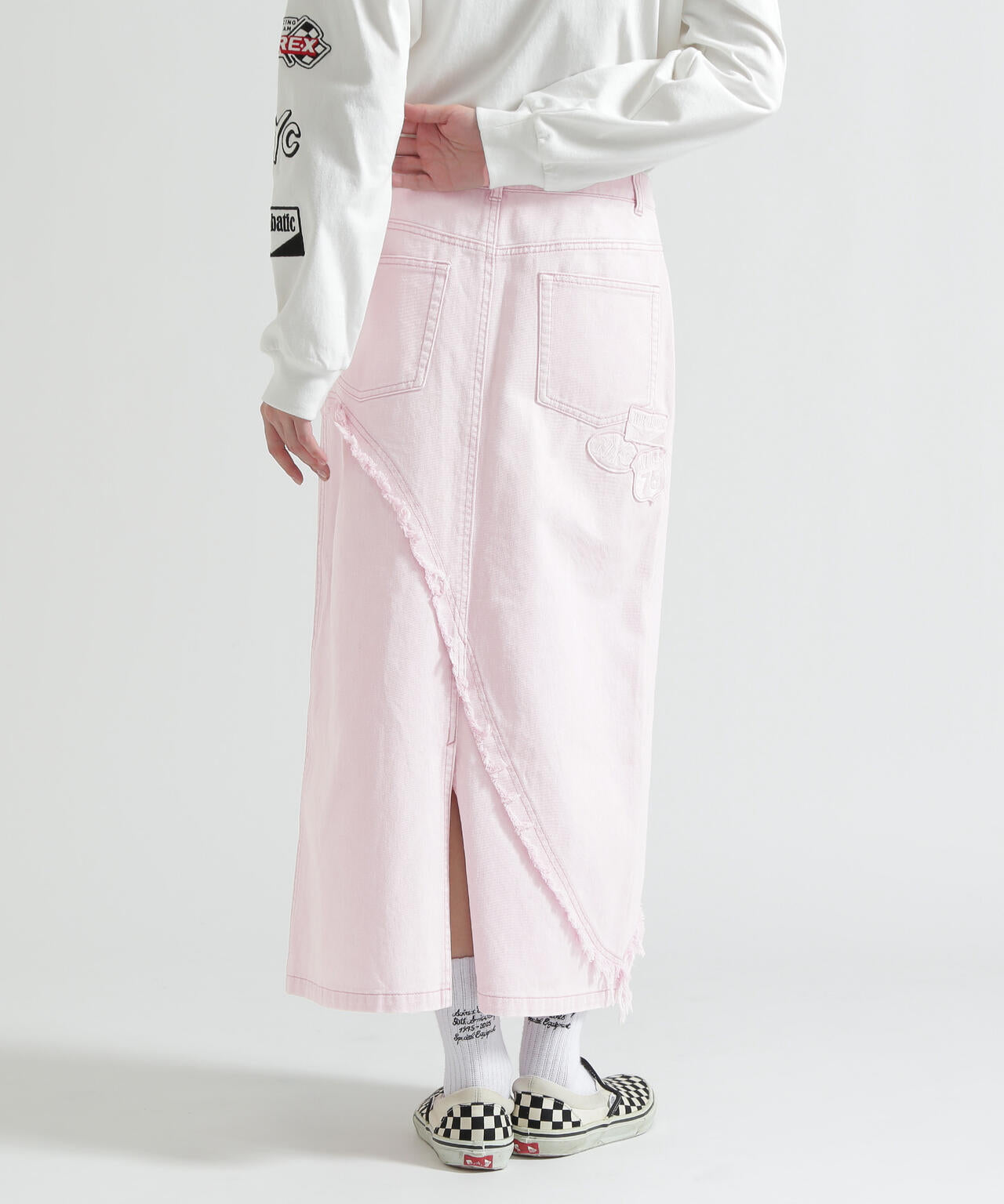 WAPPEN DENIM LONG SKIRT