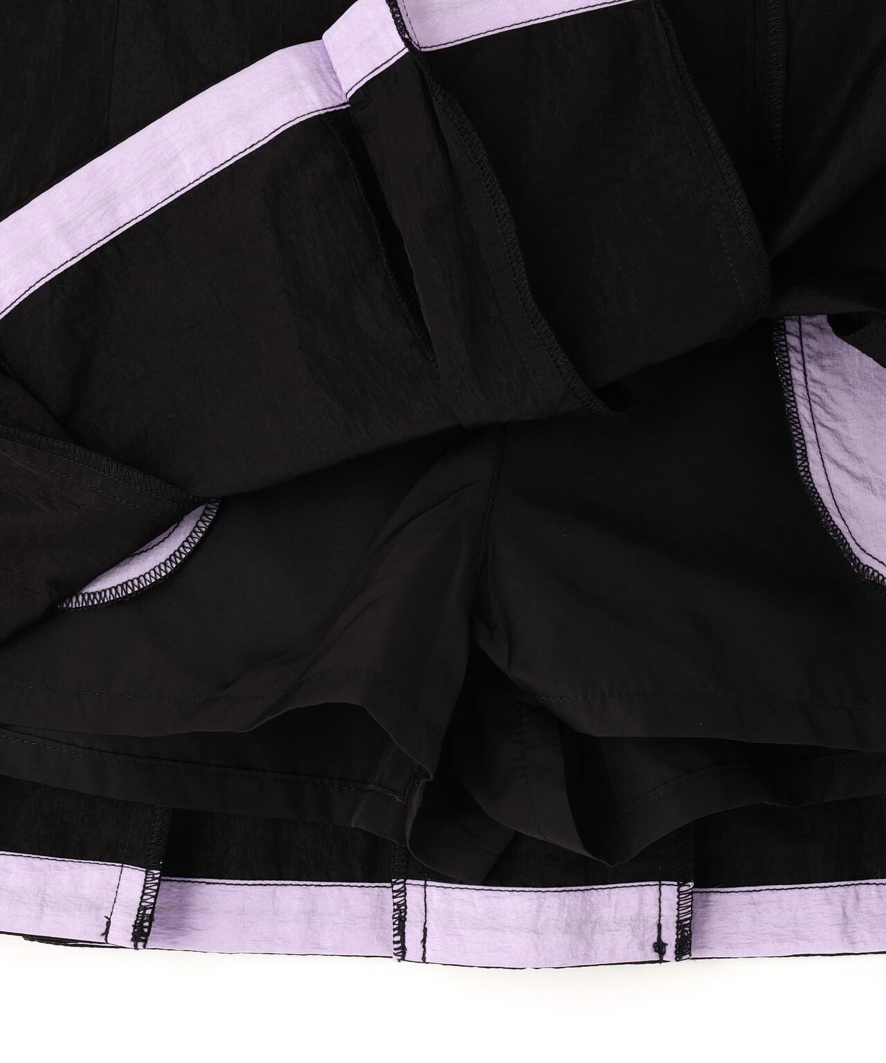 NYLON SKIRT-LIKE PLEATED SKIRT