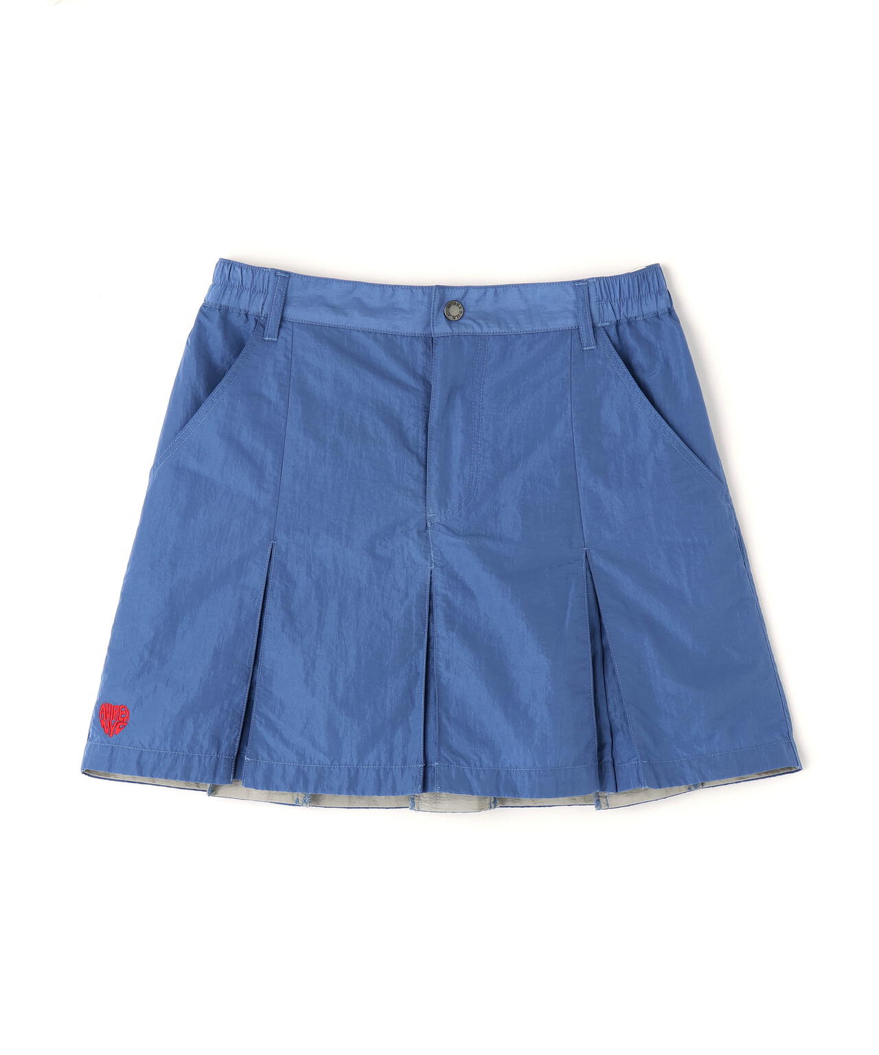 NYLON SKIRT-LIKE PLEATED SKIRT