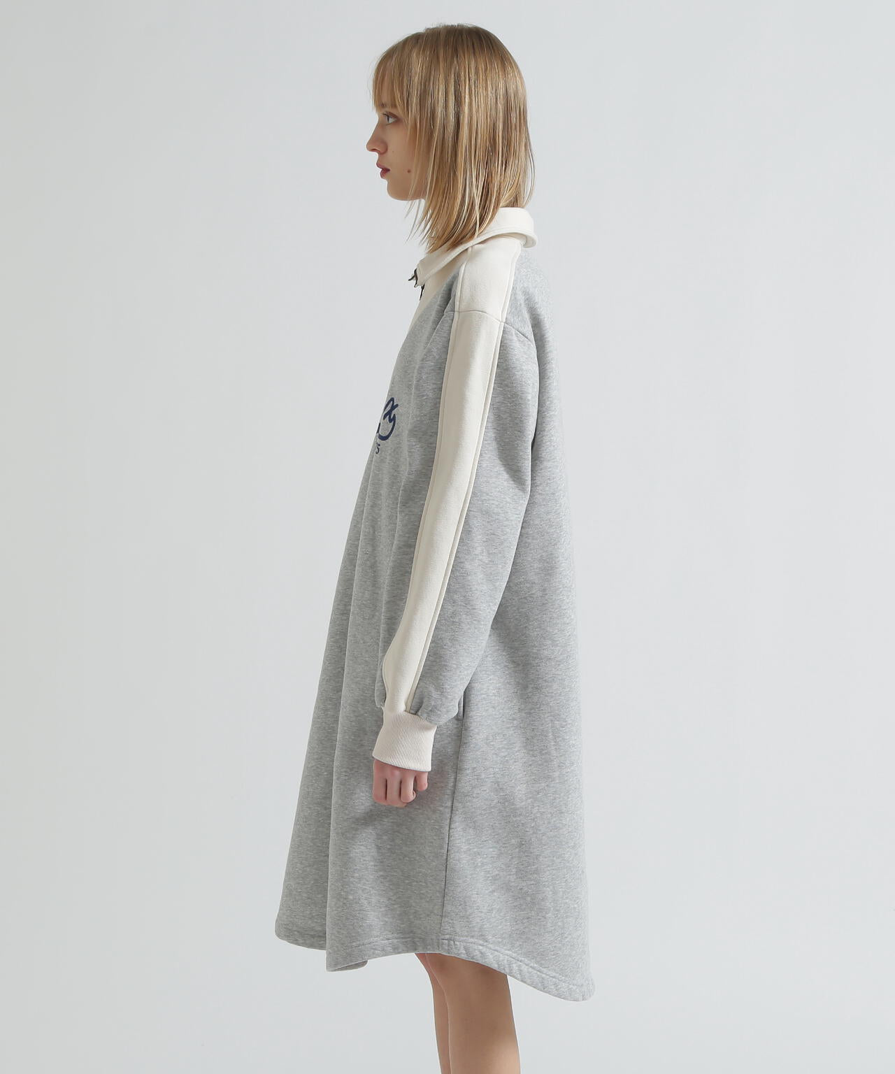 BI-COLOR FLEECE LINED DRESS