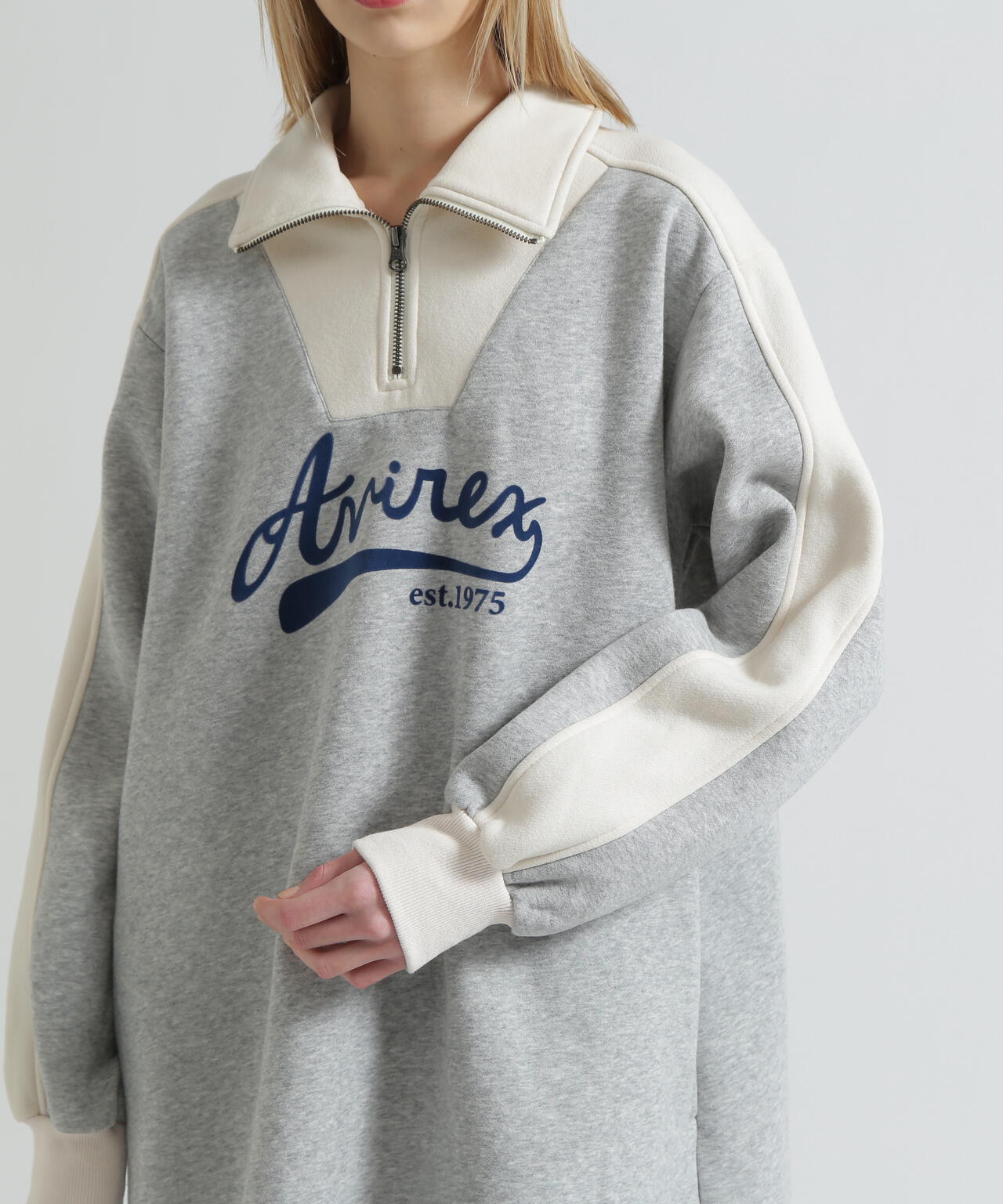 BI-COLOR FLEECE LINED DRESS