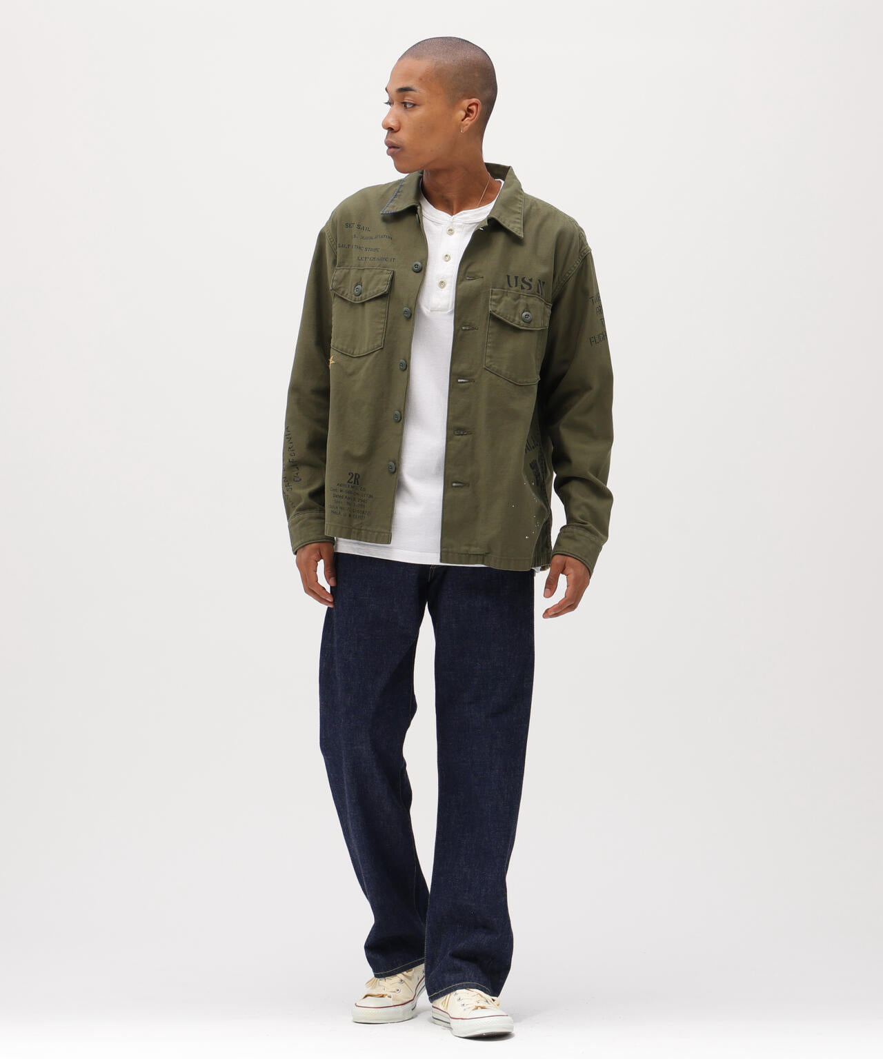 AGED LOOK L/S UTILITY SHIRT