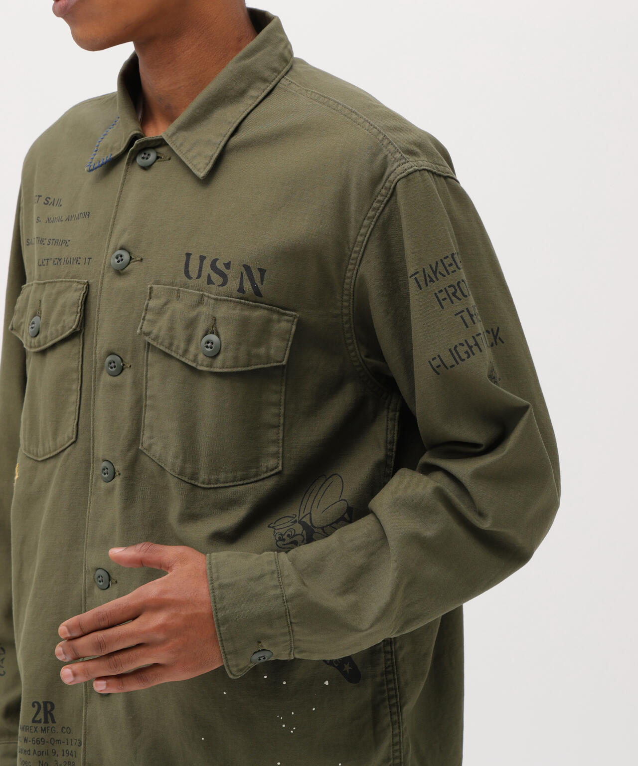 AGED LOOK L/S UTILITY SHIRT