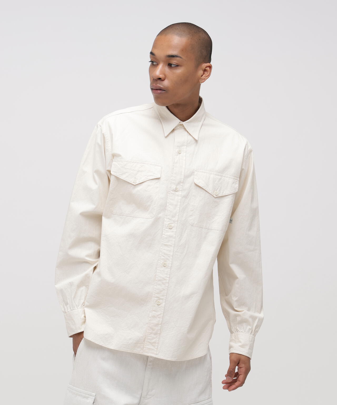 ★TFQP by HANDROOM POPLIN SHIRT ”50's USMC”