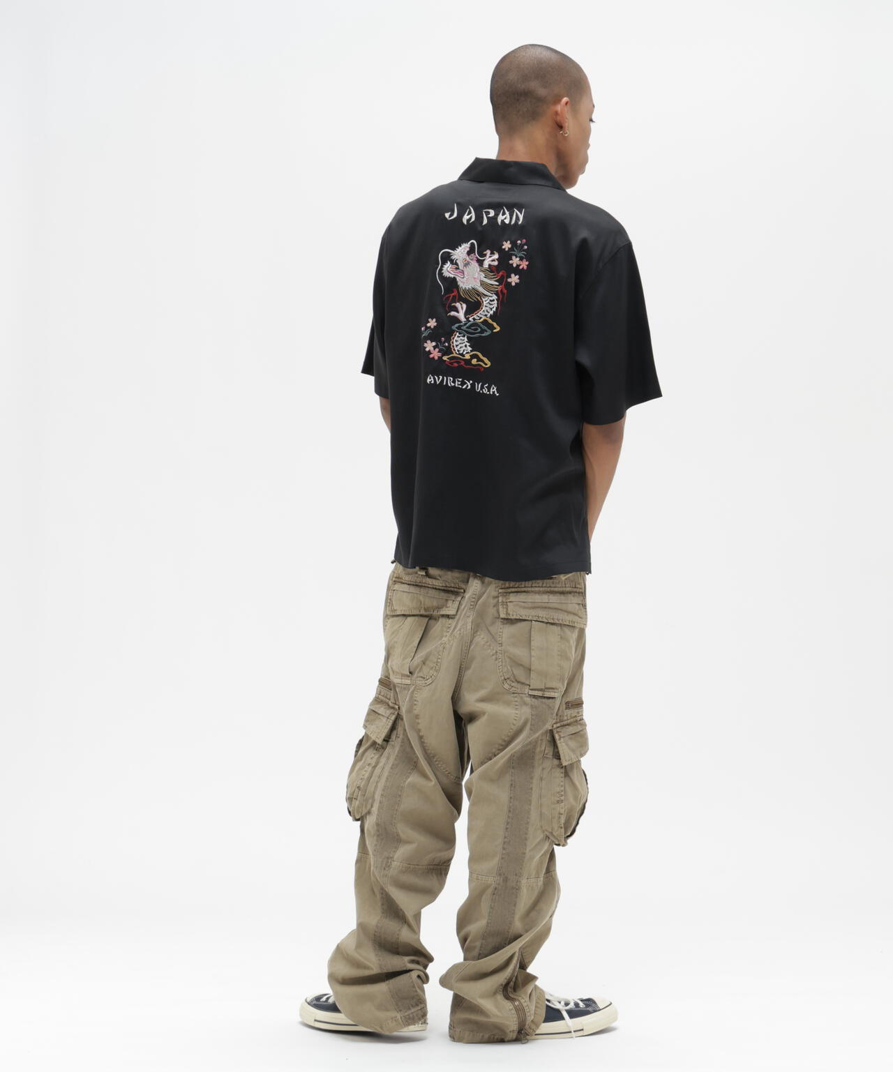 SOUVENIR S/S SHIRT”DRAGON ＆CHERRY BLOSSOMS”