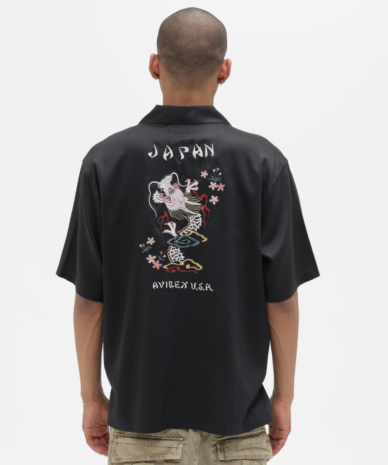 SOUVENIR S/S SHIRT”DRAGON ＆CHERRY BLOSSOMS”