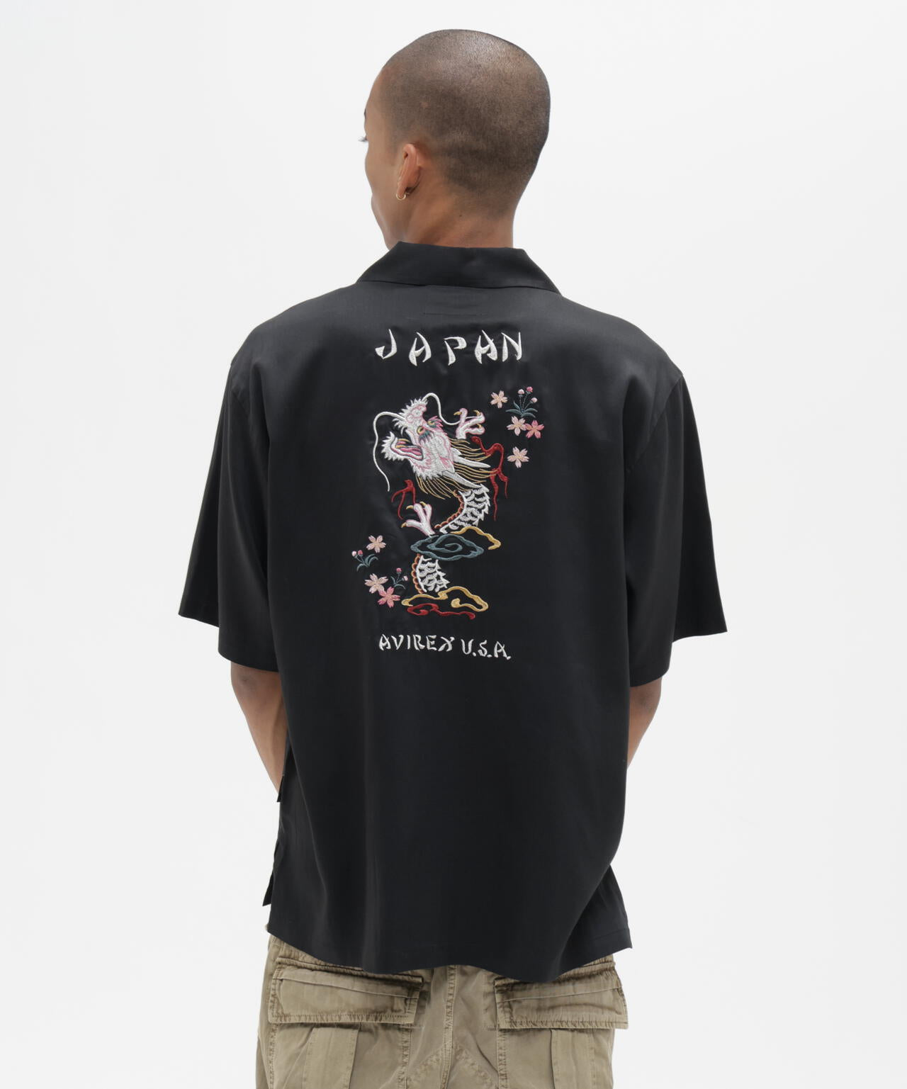 SOUVENIR S/S SHIRT”DRAGON ＆CHERRY BLOSSOMS”
