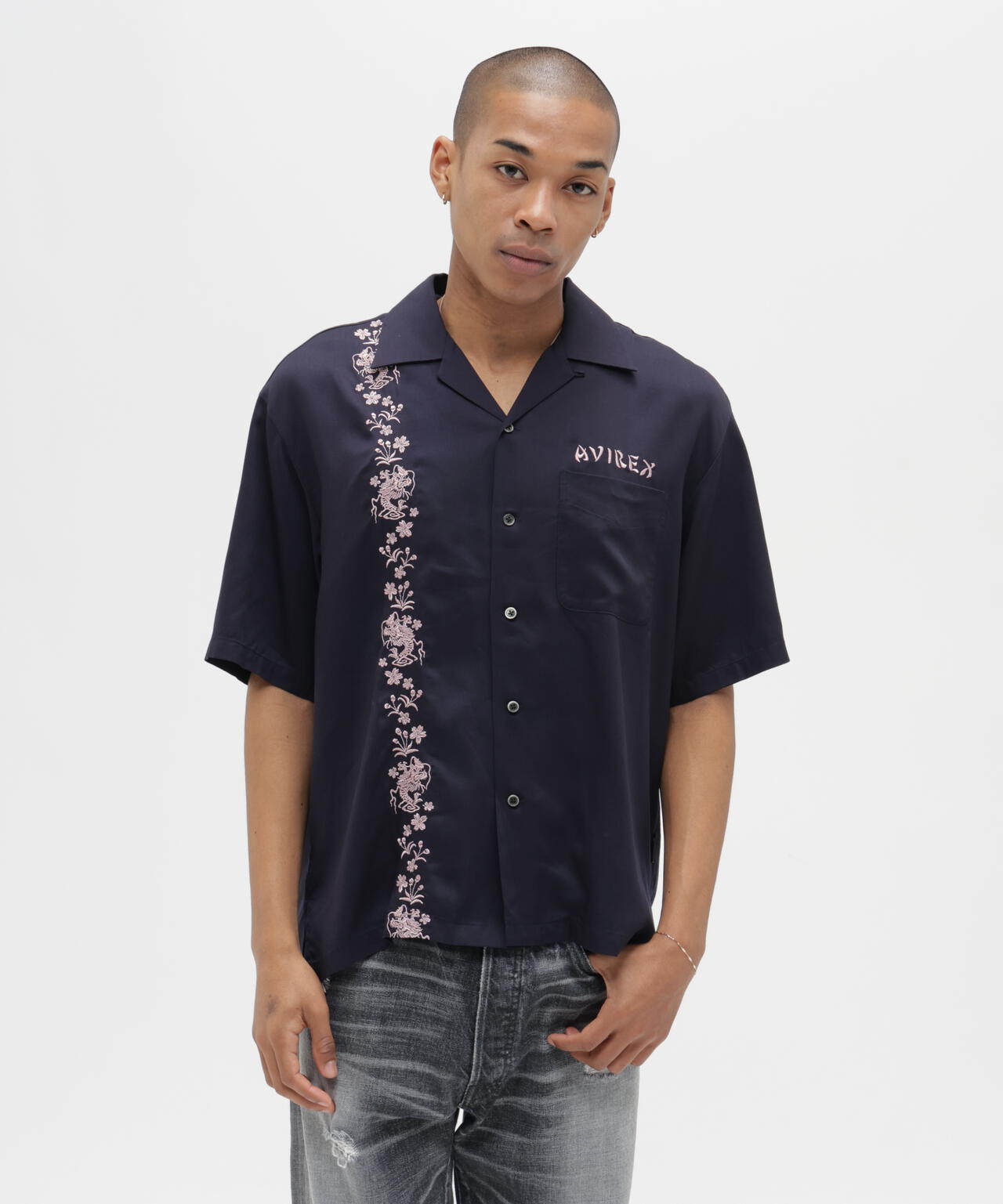SOUVENIR S/S SHIRT”DRAGON ＆CHERRY BLOSSOMS”