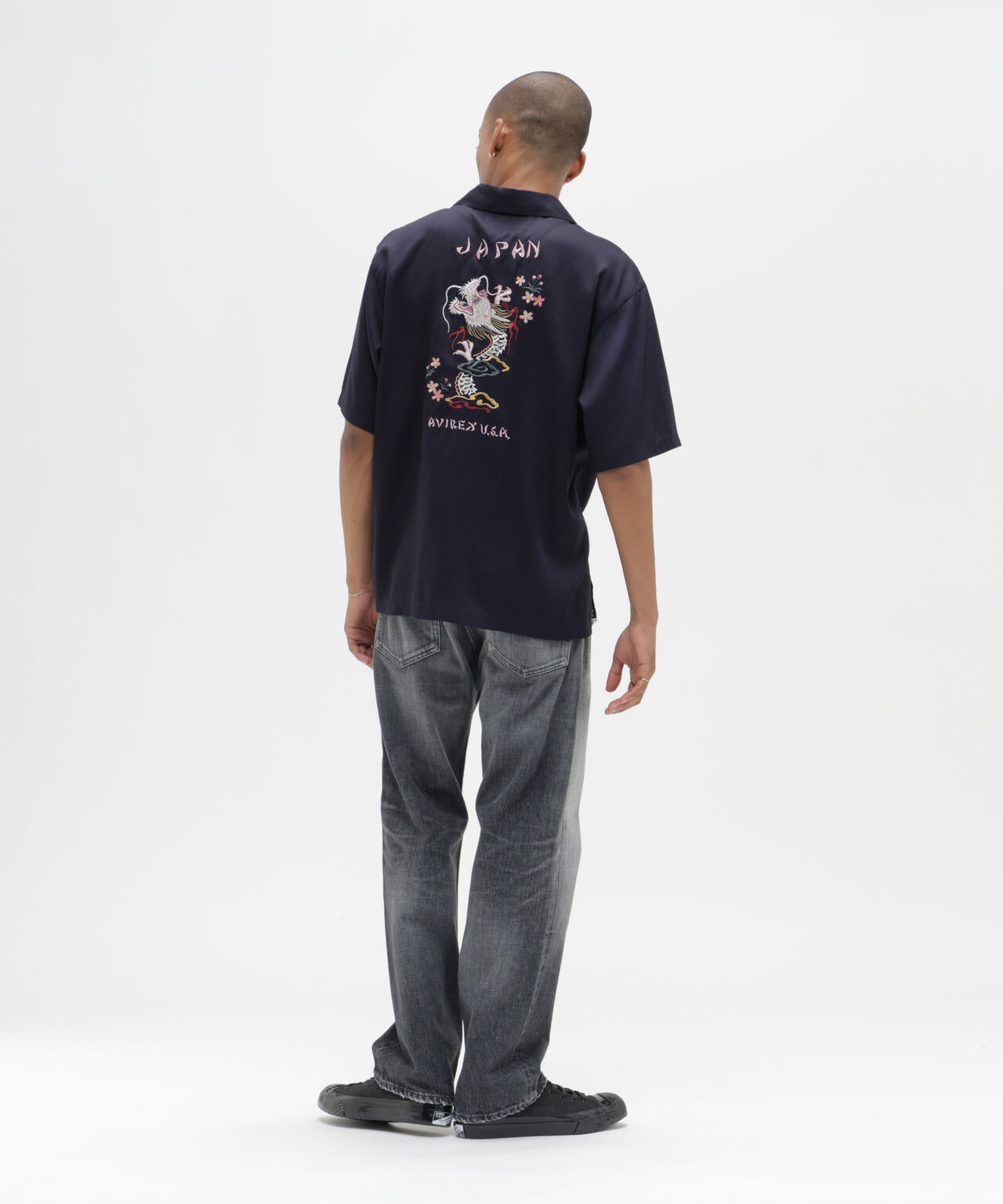 SOUVENIR S/S SHIRT”DRAGON ＆CHERRY BLOSSOMS”