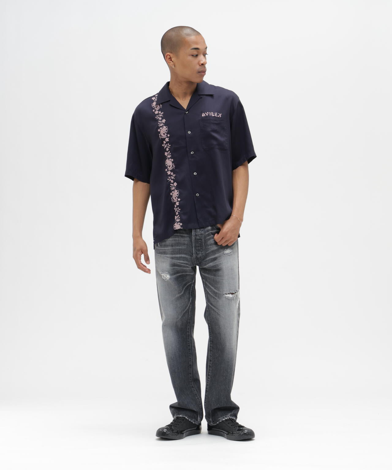 SOUVENIR S/S SHIRT”DRAGON ＆CHERRY BLOSSOMS”