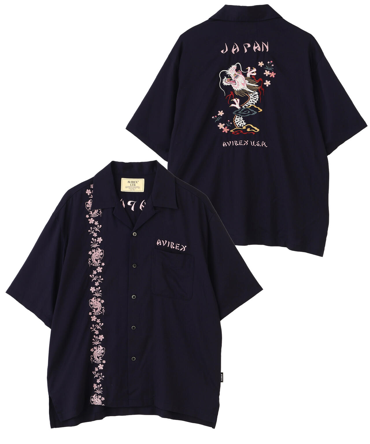 SOUVENIR S/S SHIRT”DRAGON ＆CHERRY BLOSSOMS”