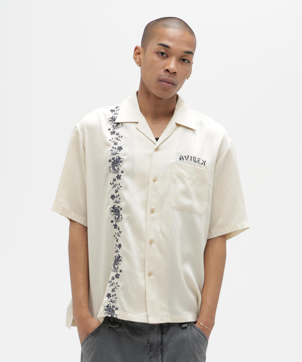 SOUVENIR S/S SHIRT”DRAGON ＆CHERRY BLOSSOMS”