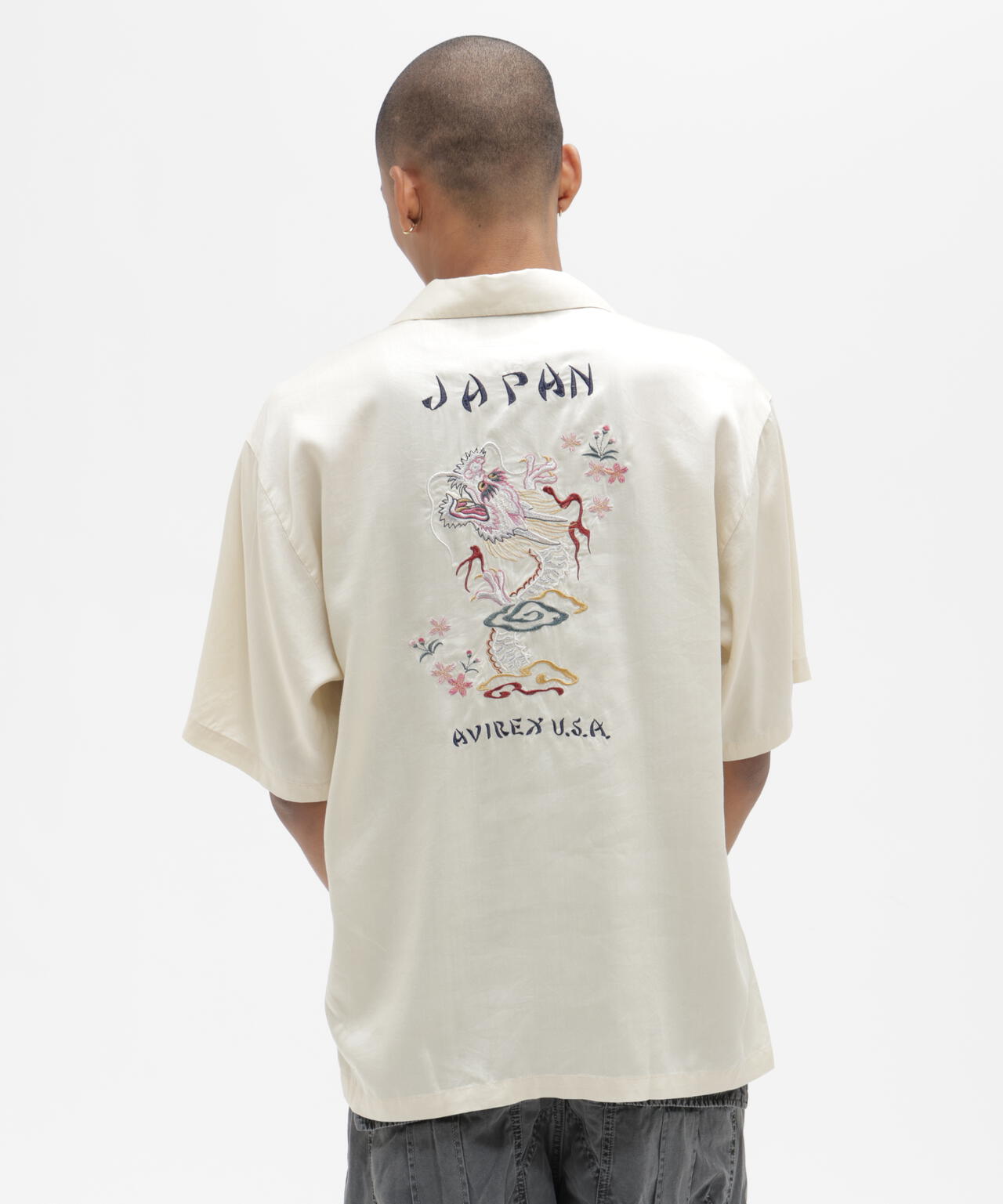 SOUVENIR S/S SHIRT”DRAGON ＆CHERRY BLOSSOMS”