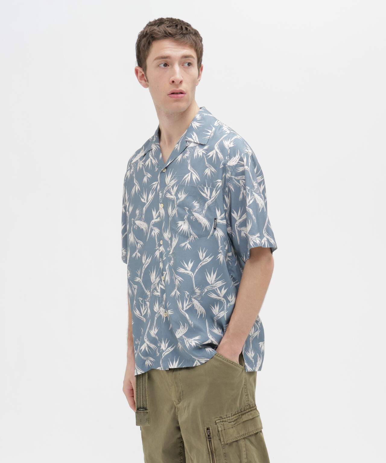 ALOHA SHIRT ”BIRD OF PARADISE FLOWER”