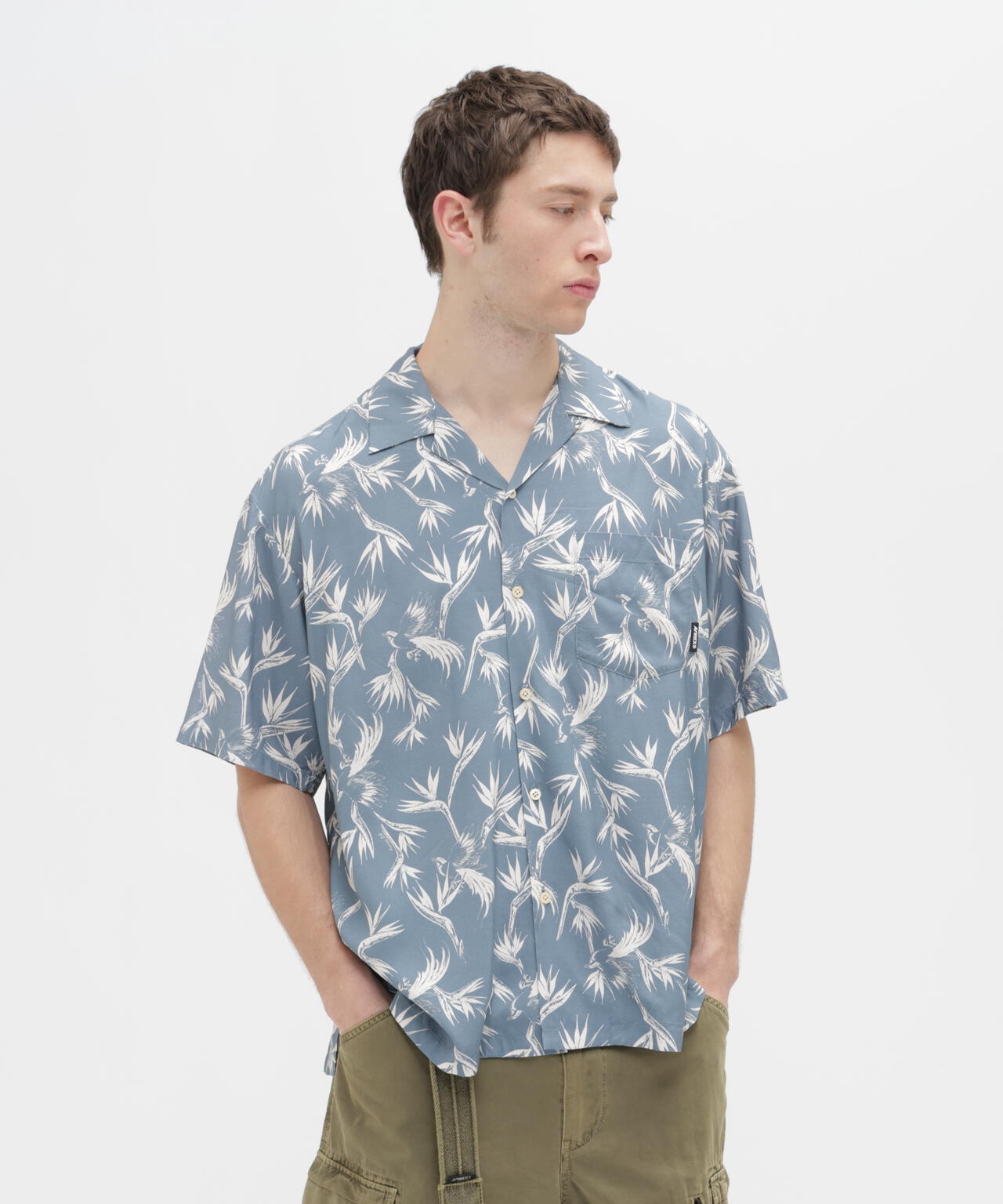 ALOHA SHIRT ”BIRD OF PARADISE FLOWER”
