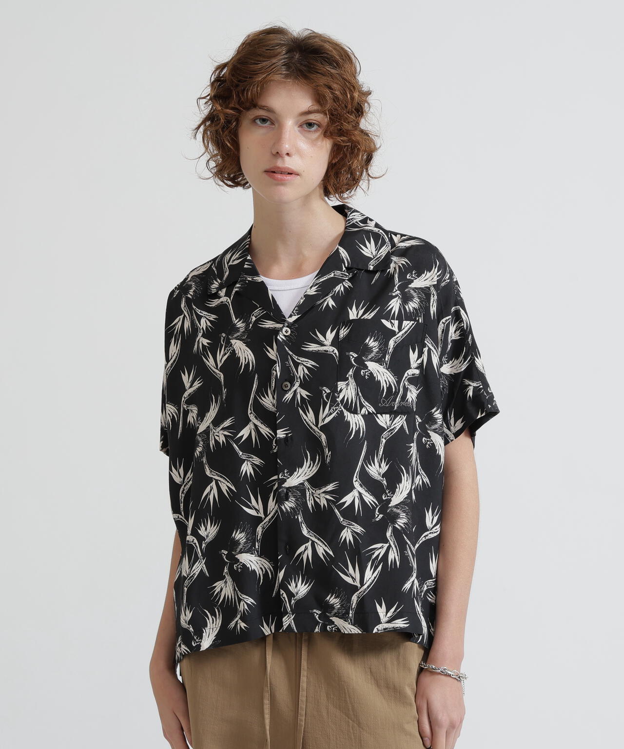 《WOMAN》ALOHA STRELITZIA SHIRT