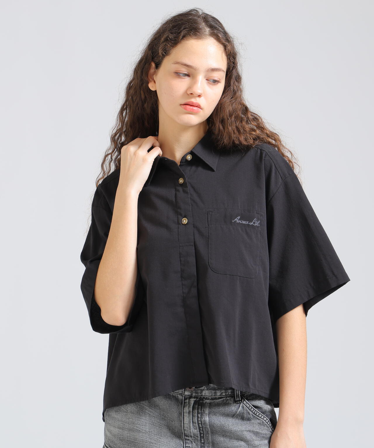 《WOMAN/直営店限定》H/S BACK GATHER DETAILS SHIRT
