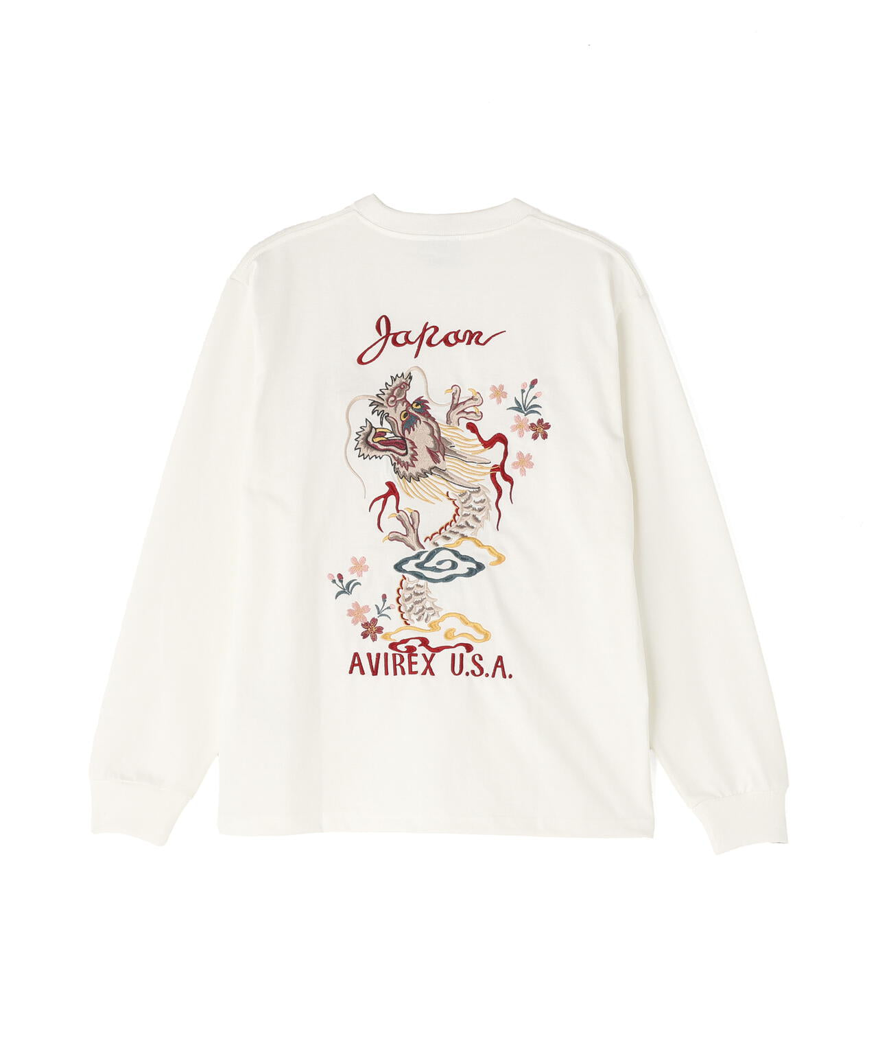 SOUVENIR L/S T-SHIRT ”DRAGON＆ CHERRY BLOSSOMS”
