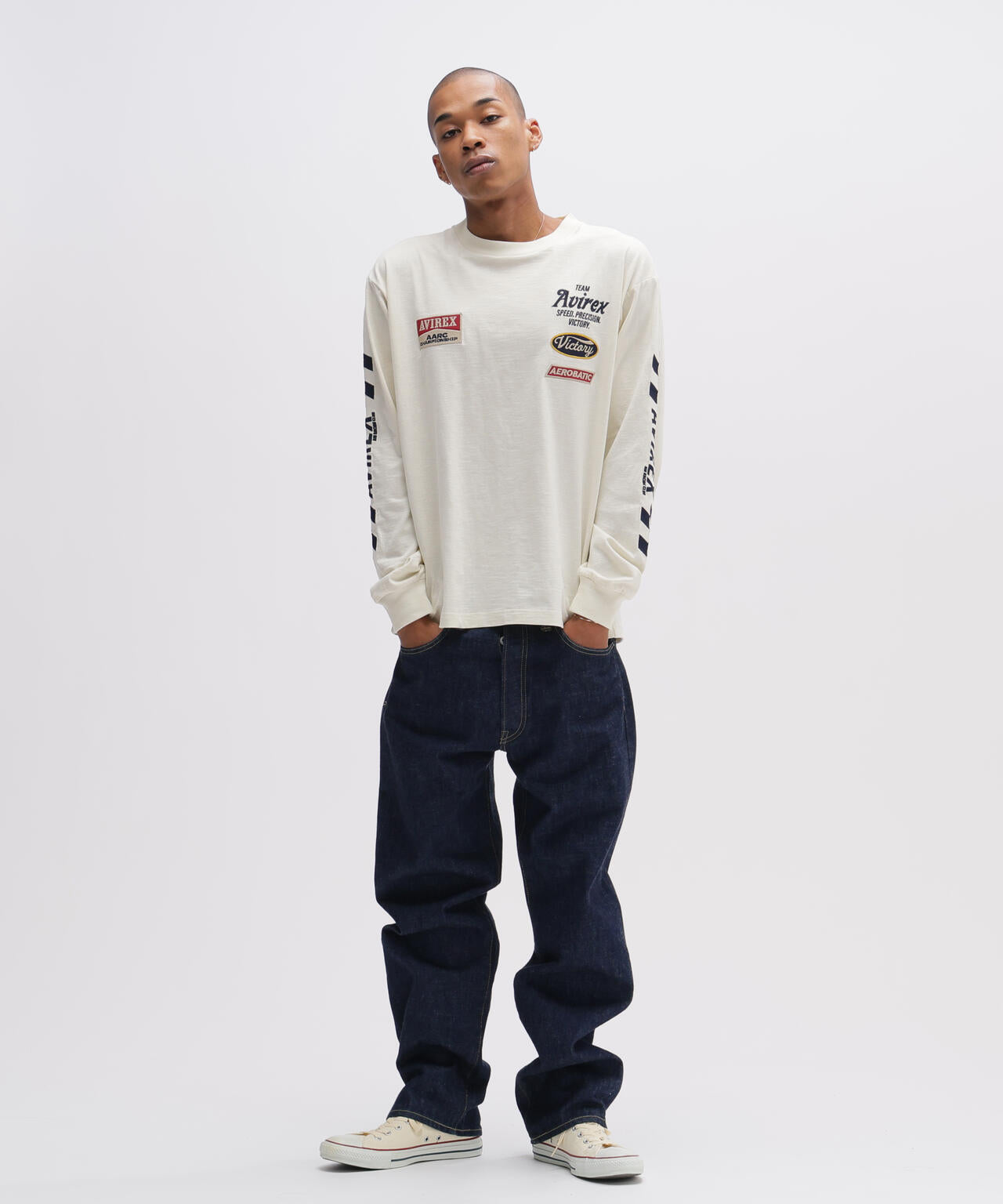 《A.A.R.C》EMBROIDERY L/S T-SHIRT