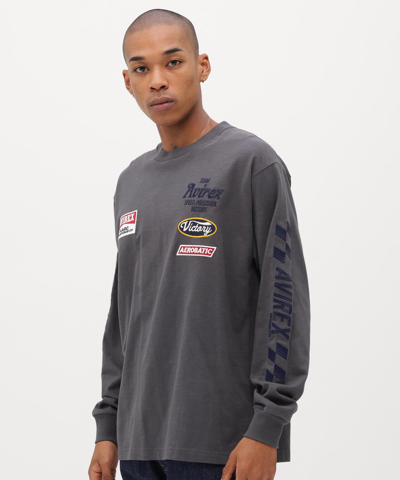《A.A.R.C》EMBROIDERY L/S T-SHIRT