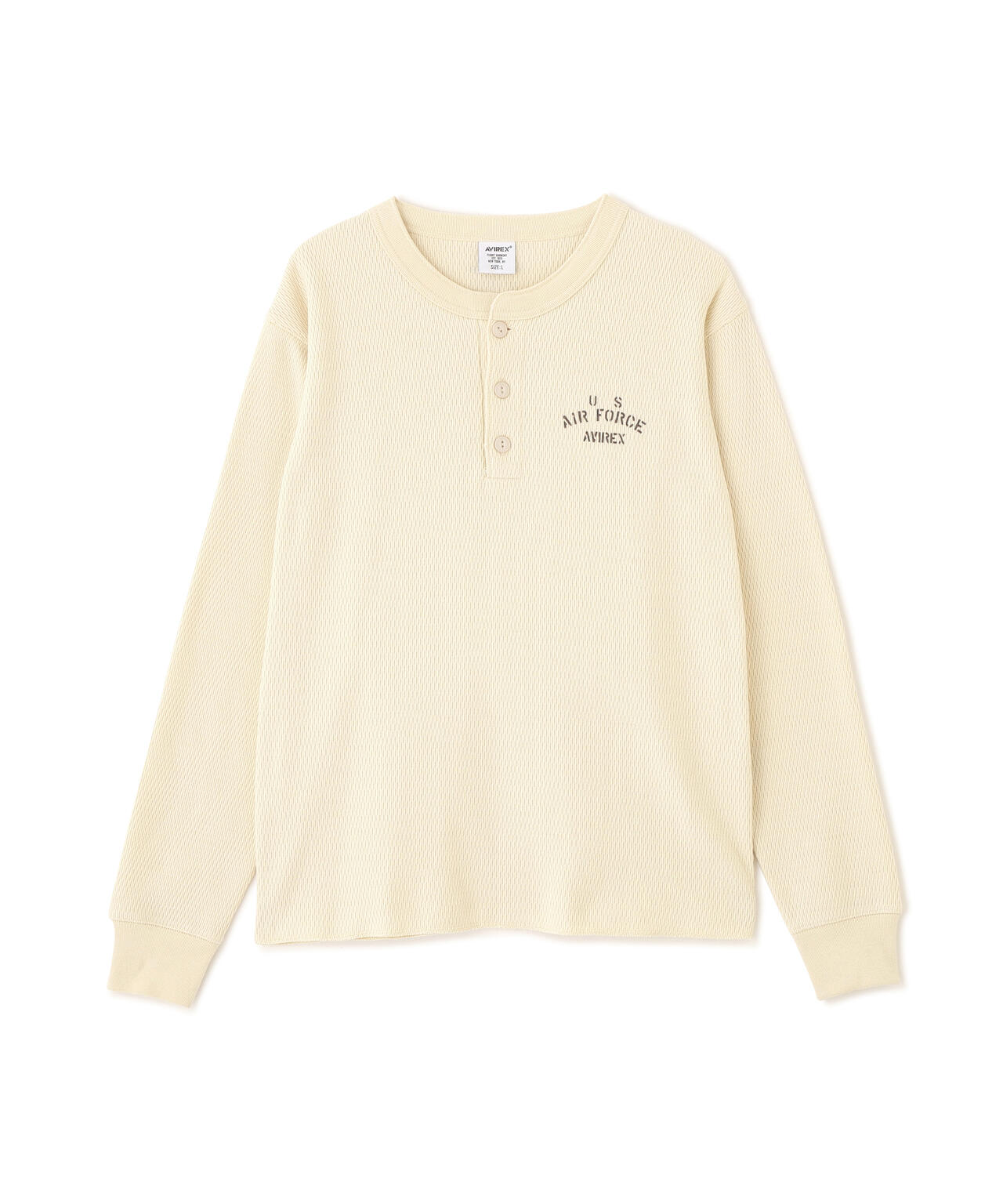 《直営店限定》HONEYCOMB HENRY NECK L/S T-SHIRT