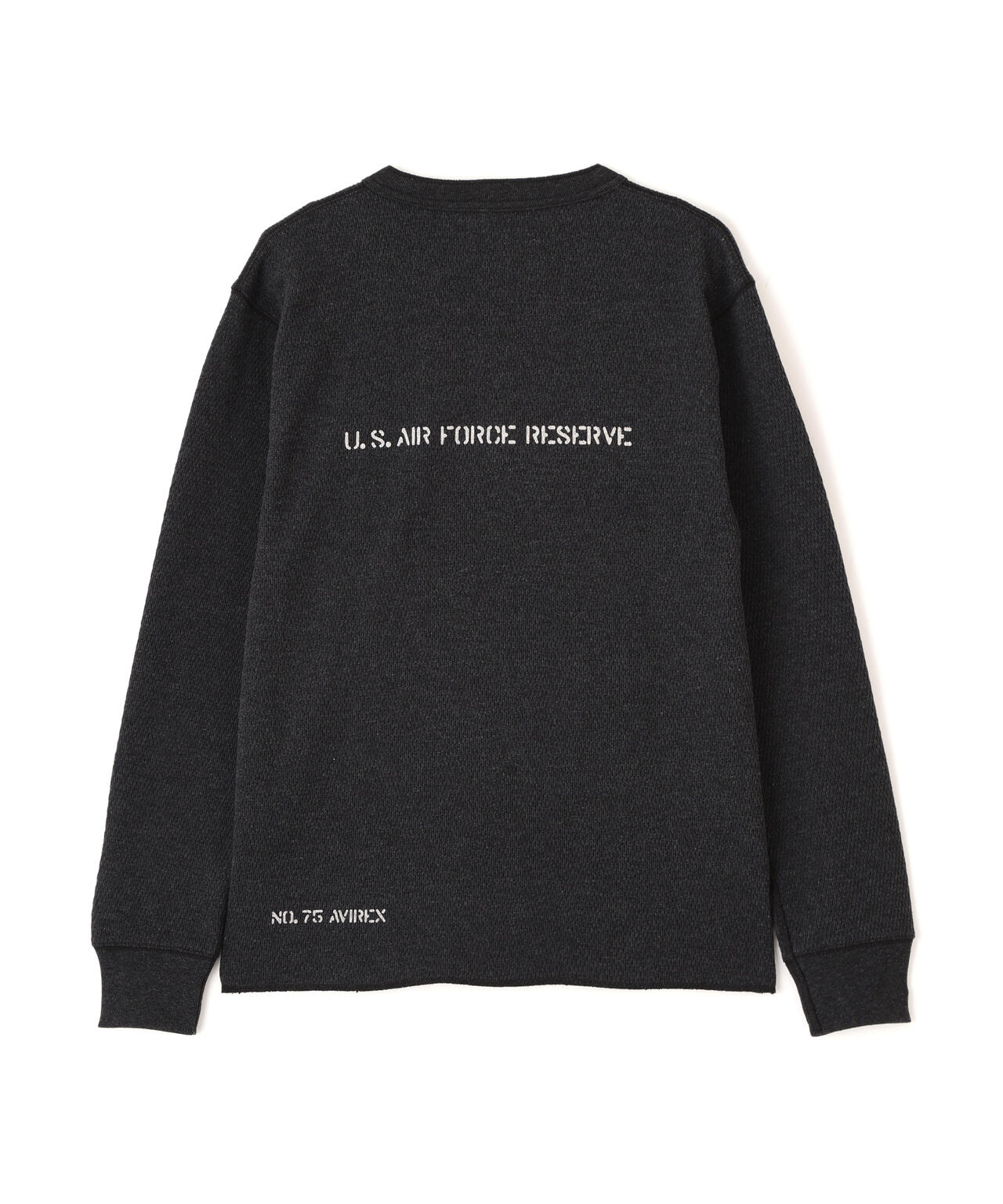 《WEB&DEPOT限定》STENCIL HONEYCOMB HENLEY NECK L/S T-SHIRT