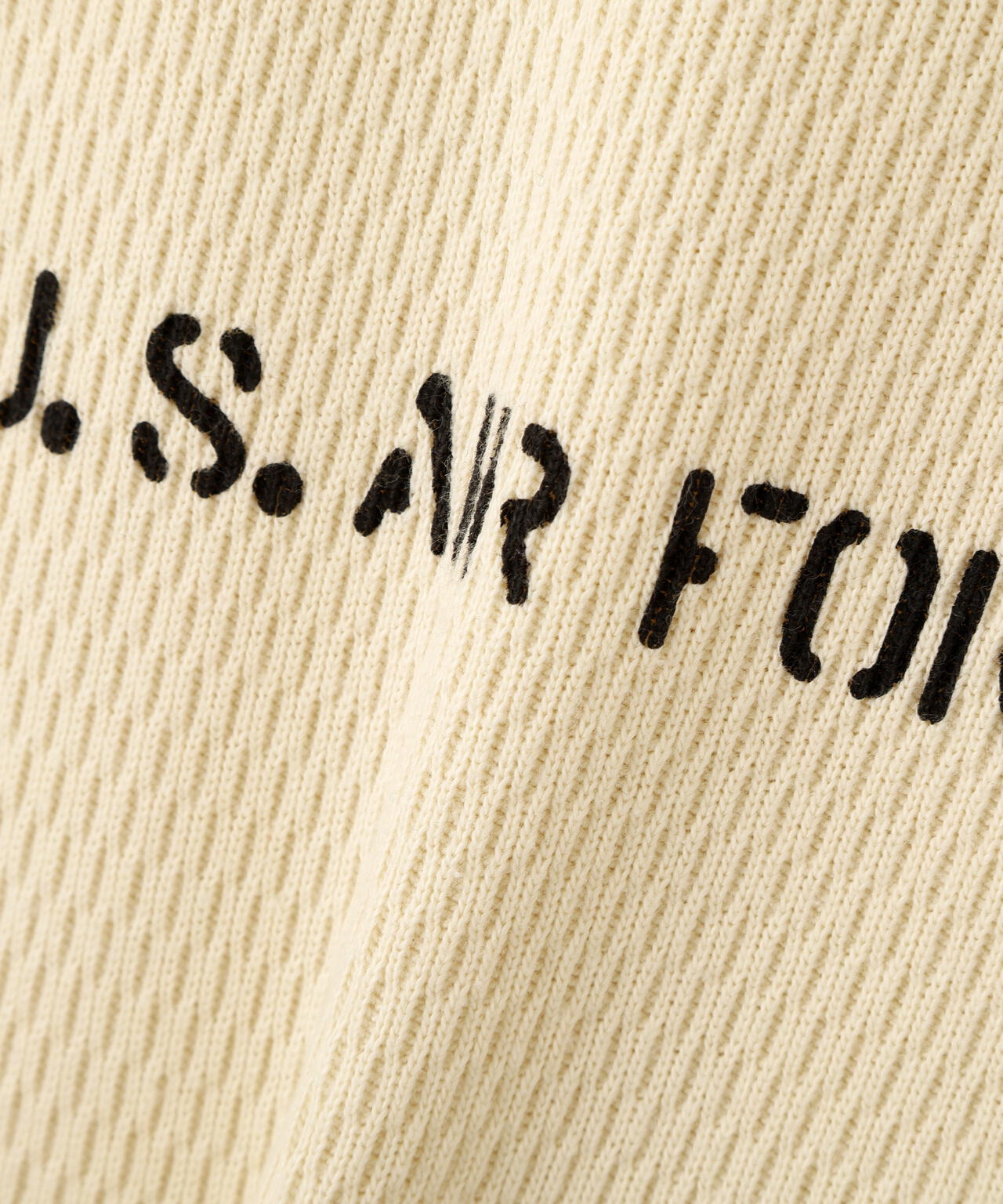 《WEB&DEPOT限定》STENCIL HONEYCOMB HENLEY NECK L/S T-SHIRT