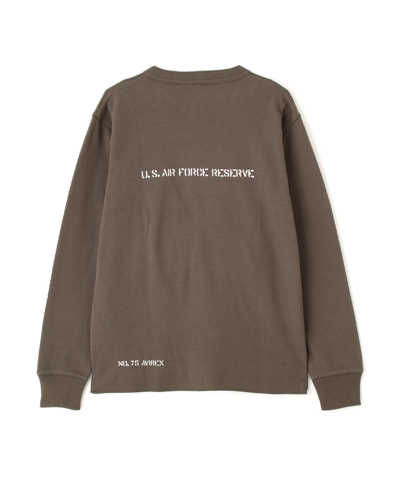 《WEB&DEPOT限定》STENCIL HONEYCOMB HENLEY NECK L/S T-SHIRT
