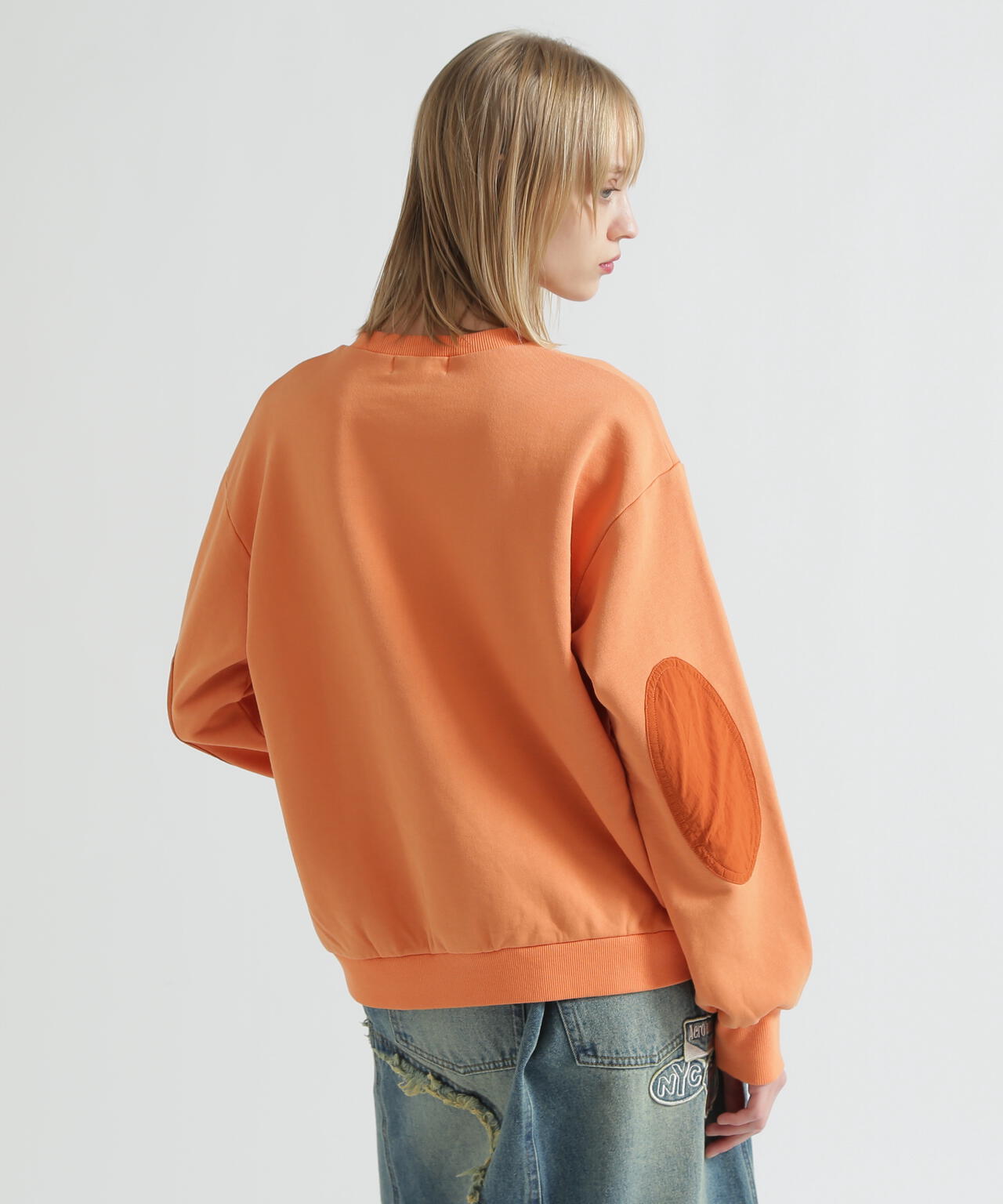 COLOR BLOCK MILITARY PULLOVER
