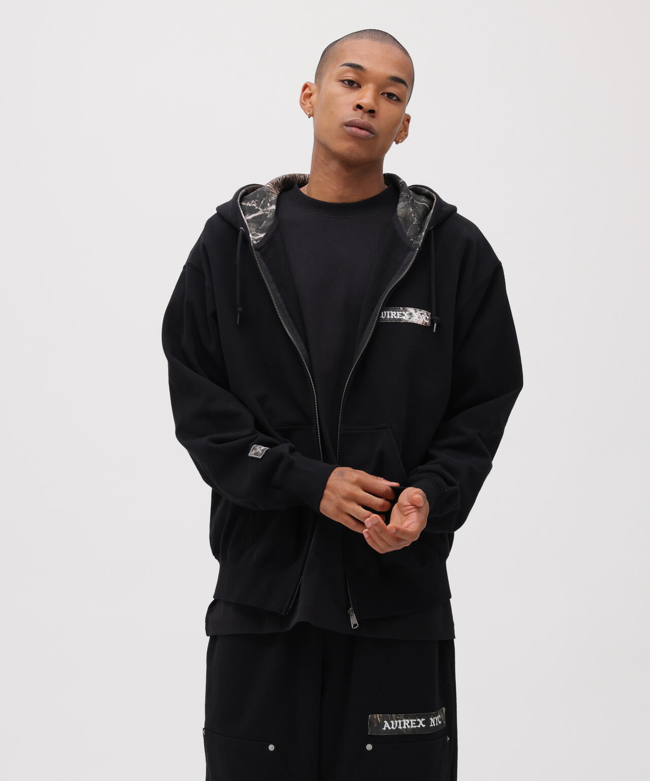 ZIP UP HOODIE ”REAL TREE CAMO”