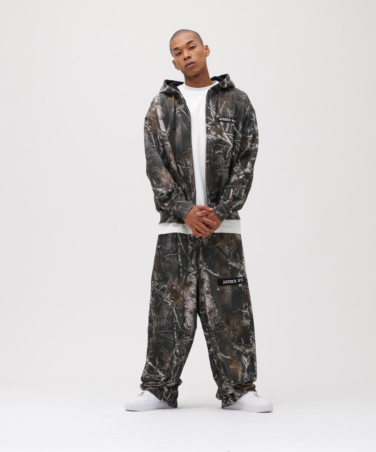 ZIP UP HOODIE ”REAL TREE CAMO”