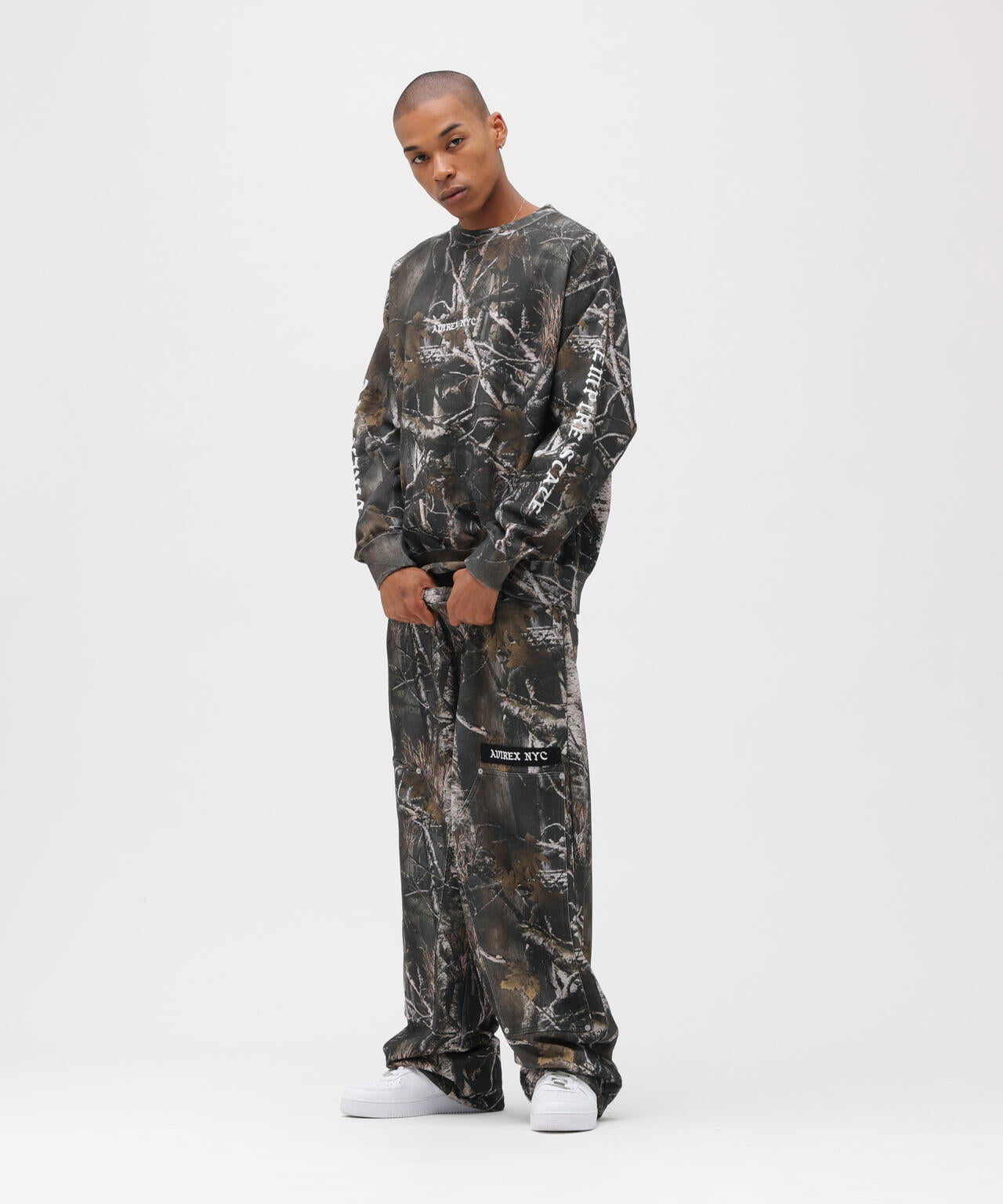 CREW NECK SWEAT ”REAL TREE CAMO”