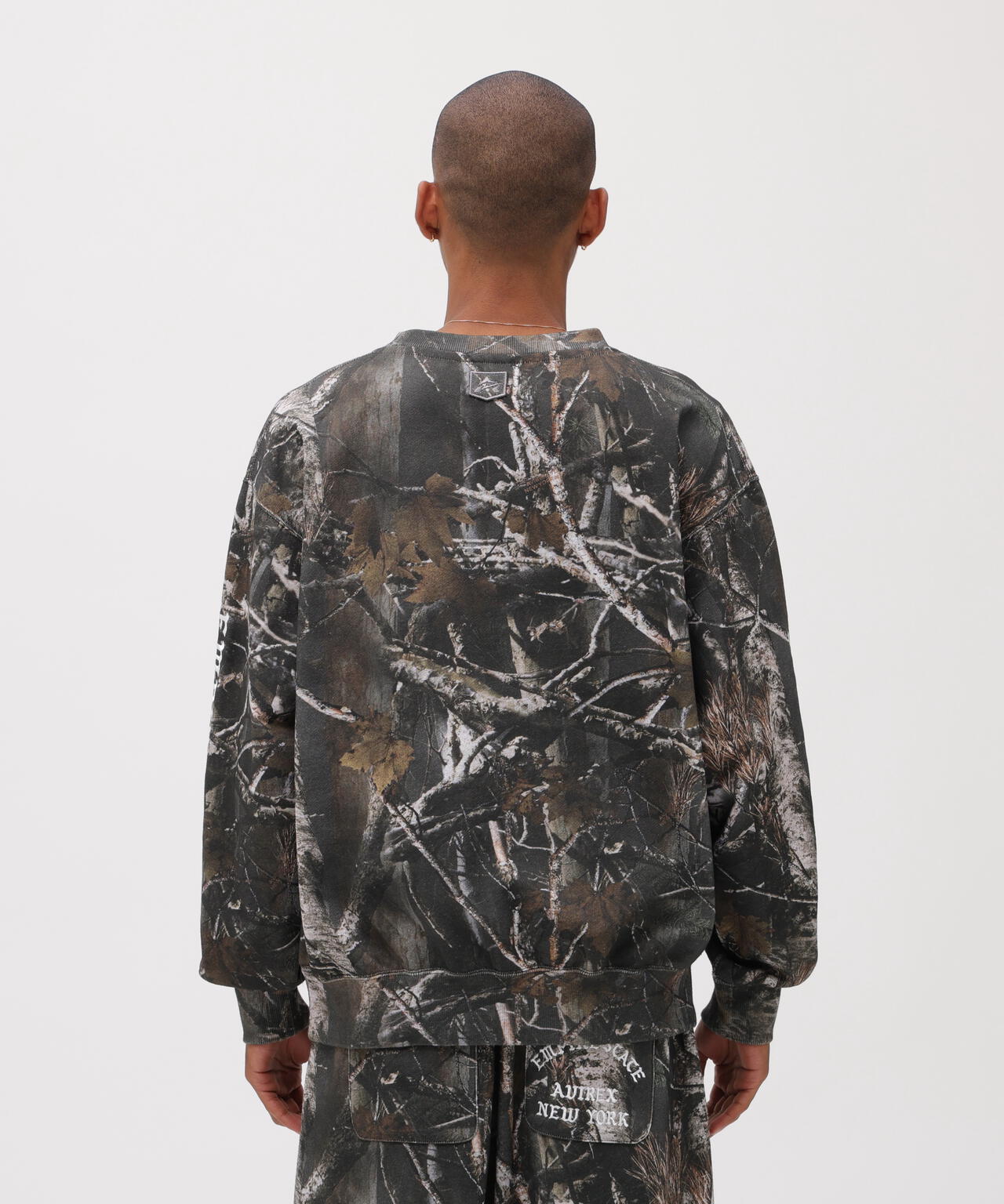 CREW NECK SWEAT ”REAL TREE CAMO”