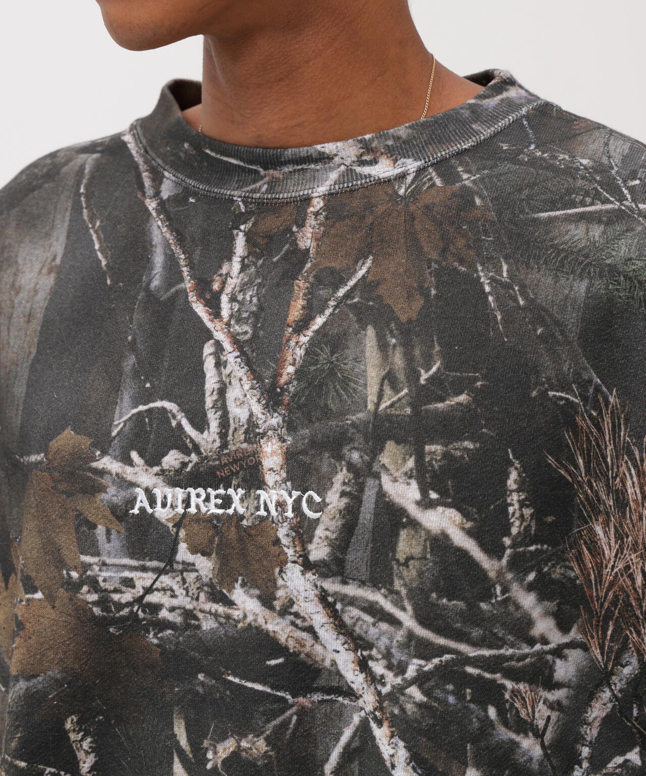 CREW NECK SWEAT ”REAL TREE CAMO”