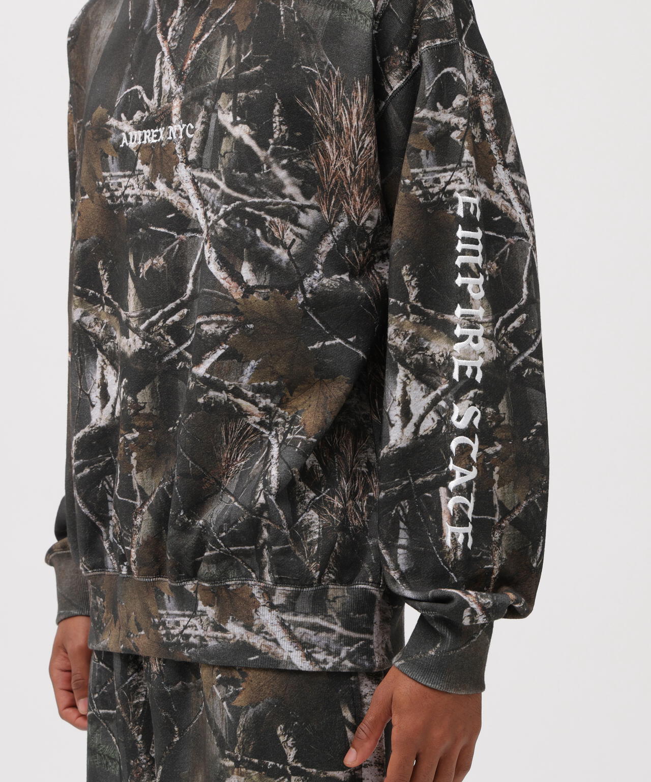 CREW NECK SWEAT ”REAL TREE CAMO”
