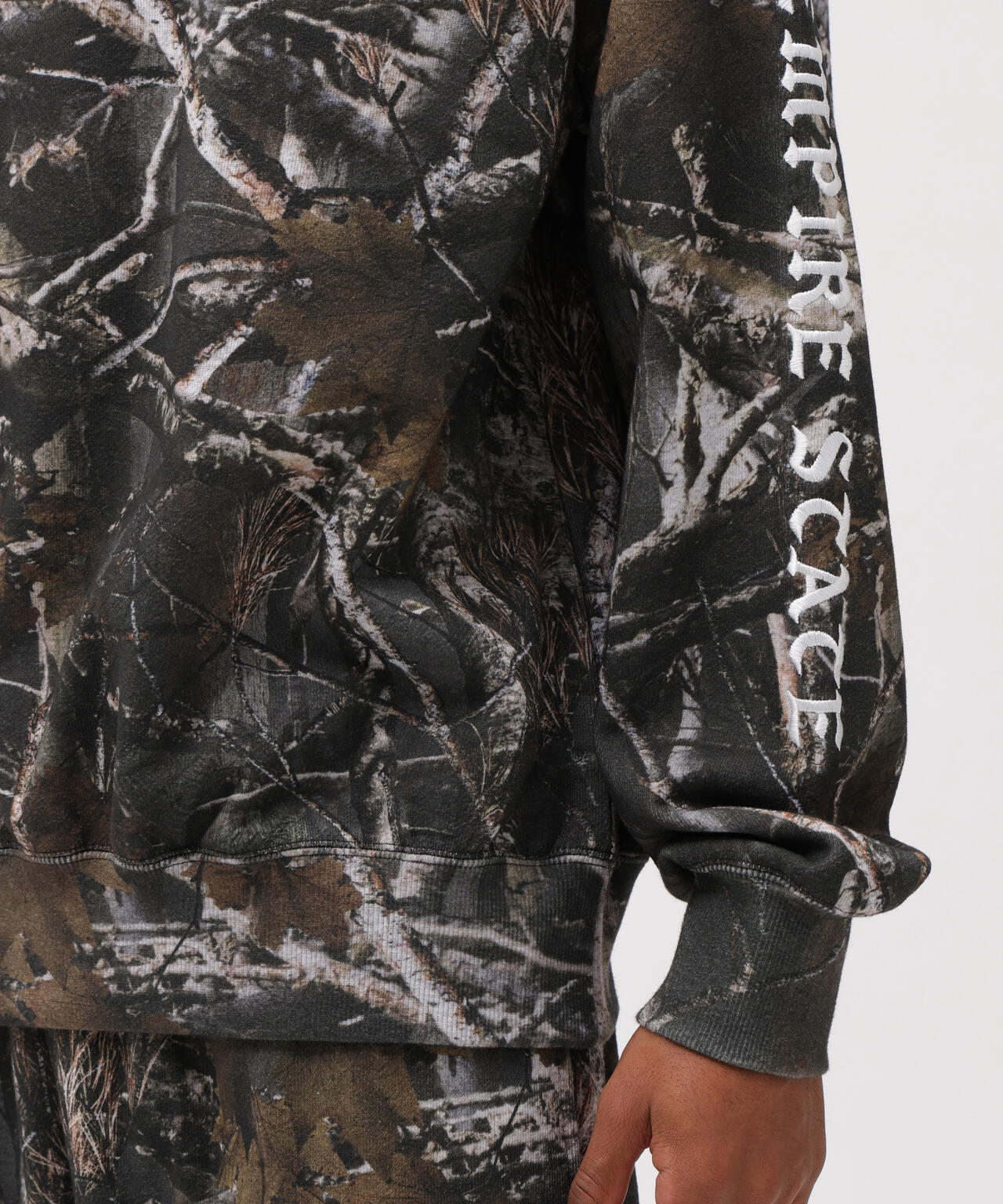 CREW NECK SWEAT ”REAL TREE CAMO”
