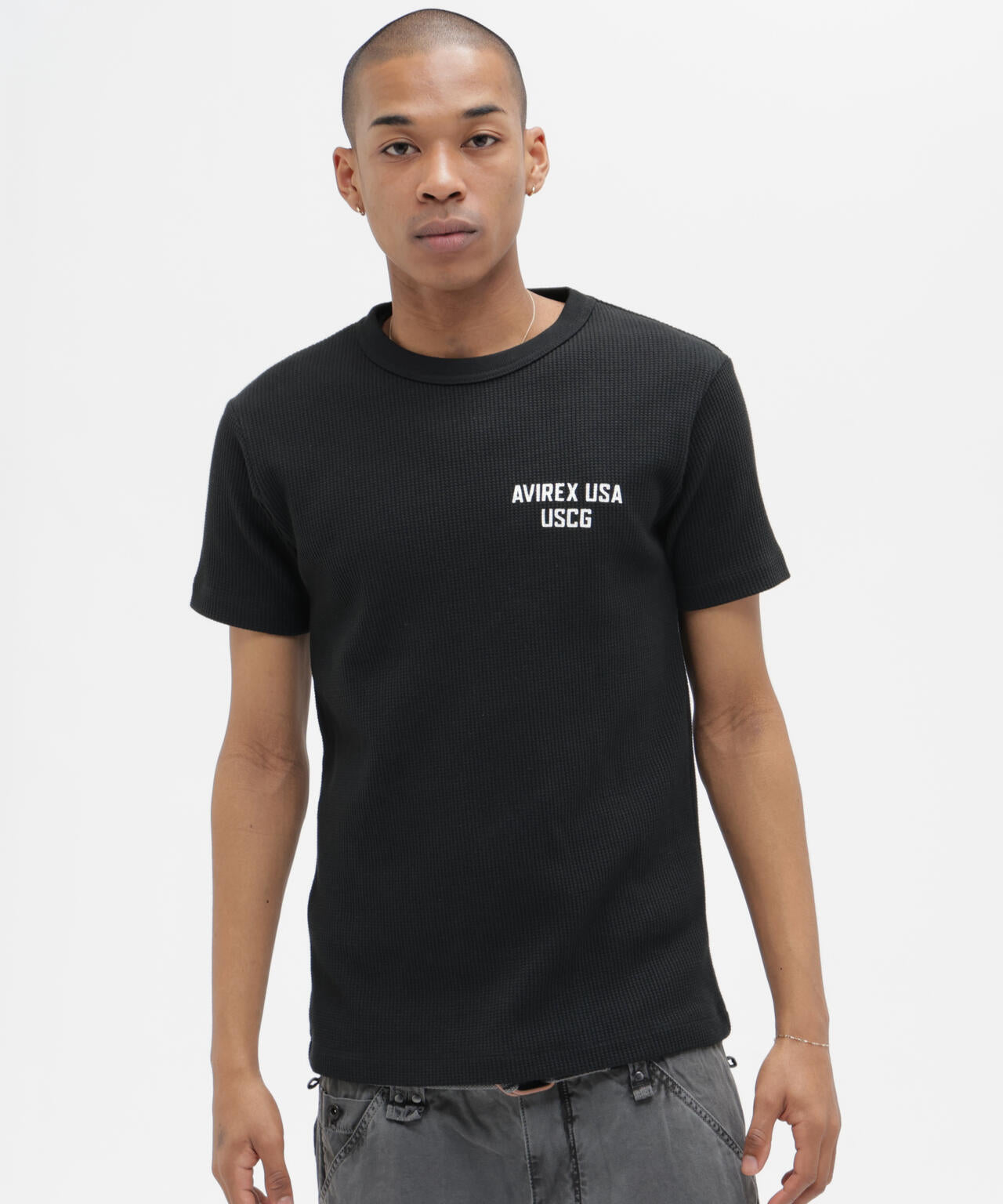 MINI WAFFLE T-SHIRT ”U.S.COAST GUARD”