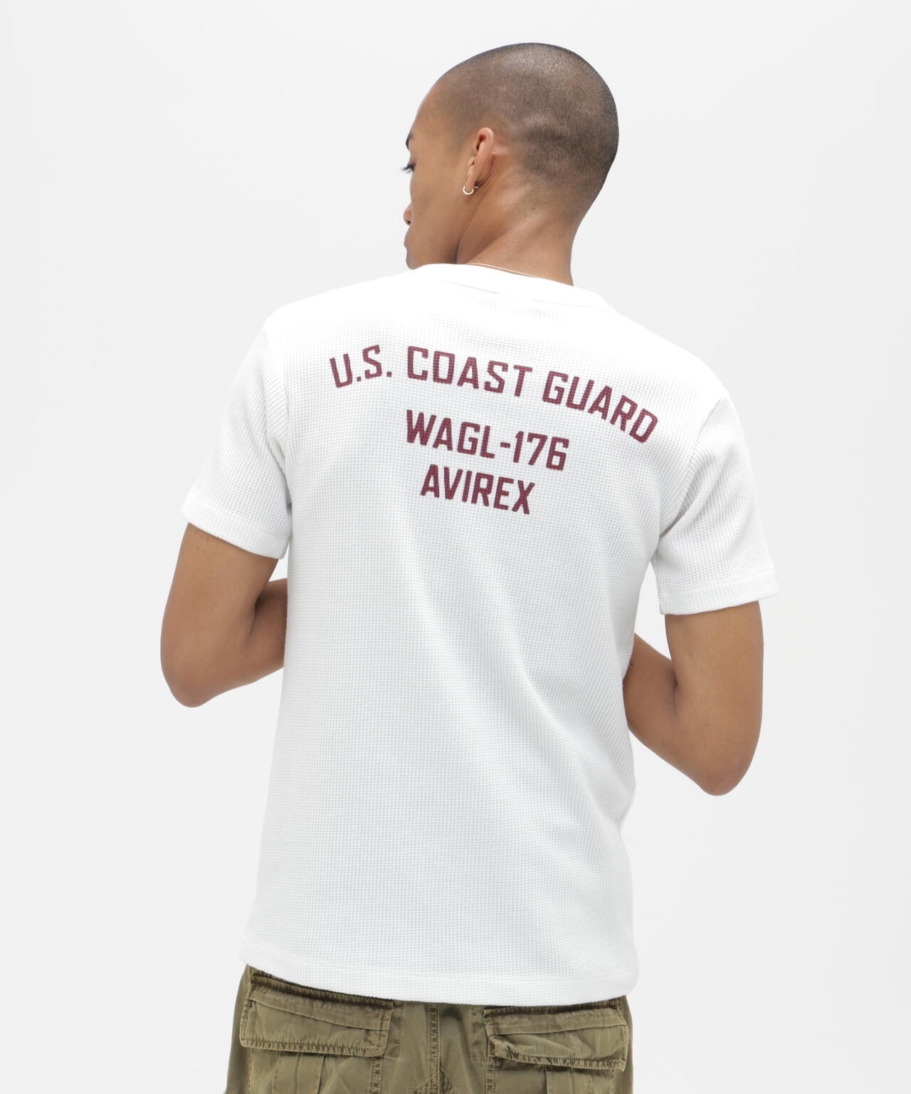 MINI WAFFLE T-SHIRT ”U.S.COAST GUARD”