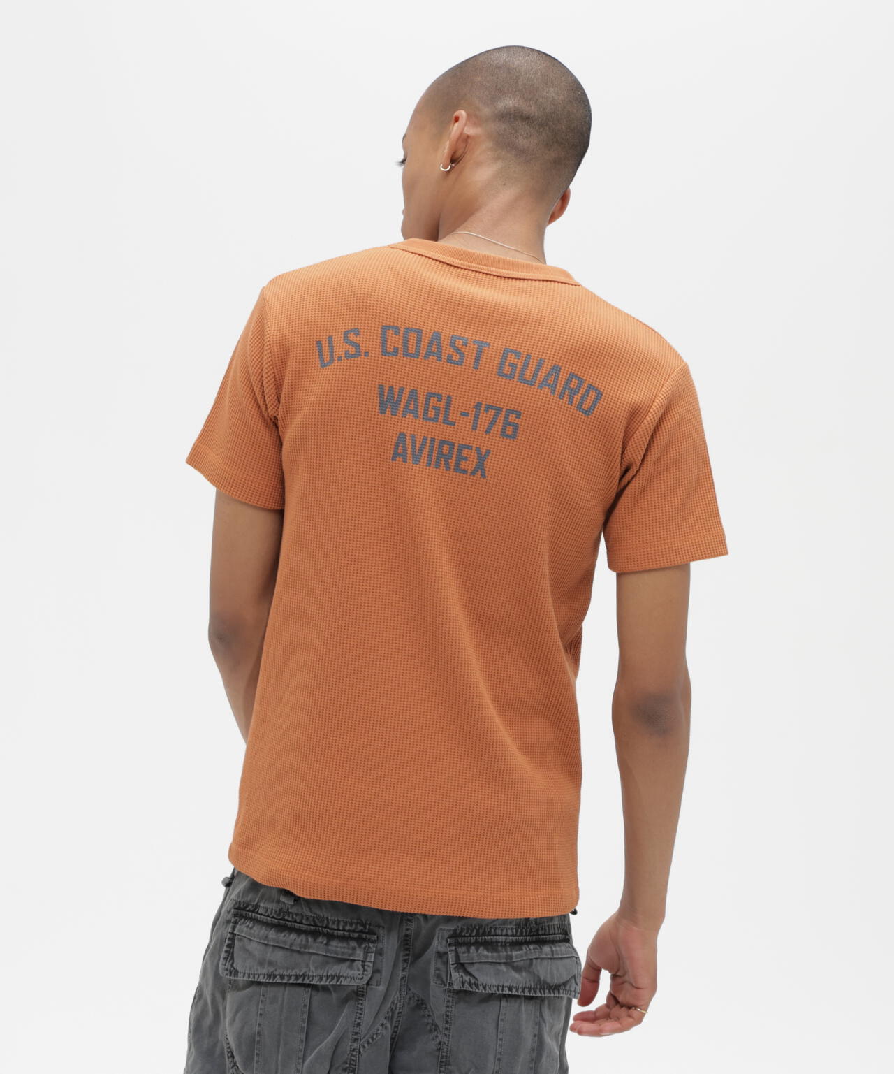 MINI WAFFLE T-SHIRT ”U.S.COAST GUARD”