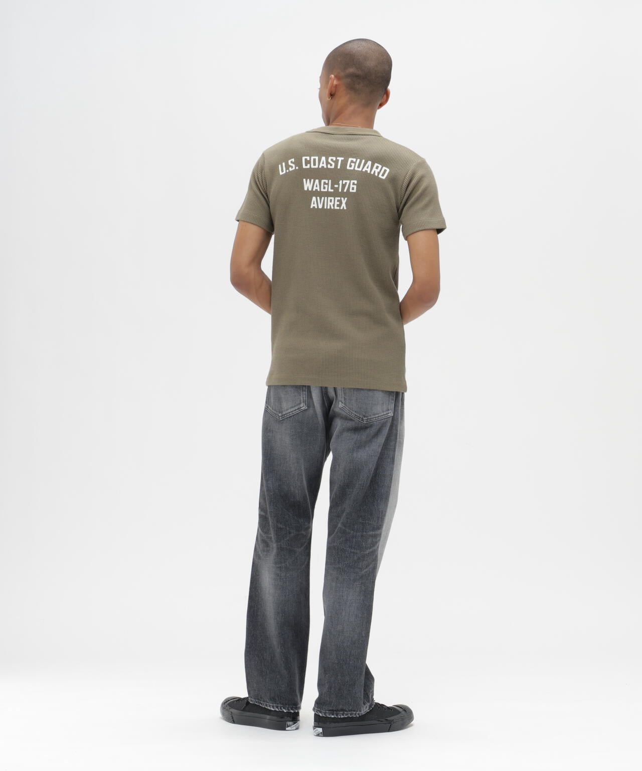MINI WAFFLE T-SHIRT ”U.S.COAST GUARD”
